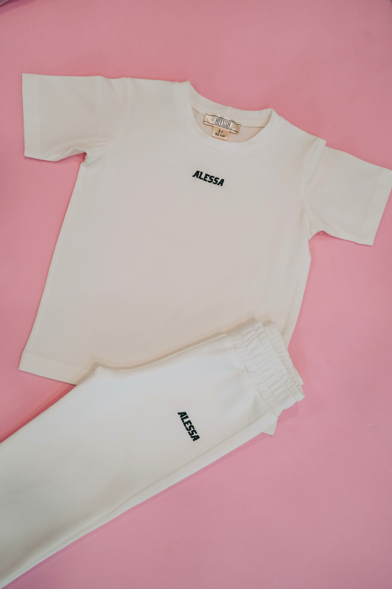 Everyday Energy Mini T-Shirt От Памук - Ecru/Black - Изображение 6