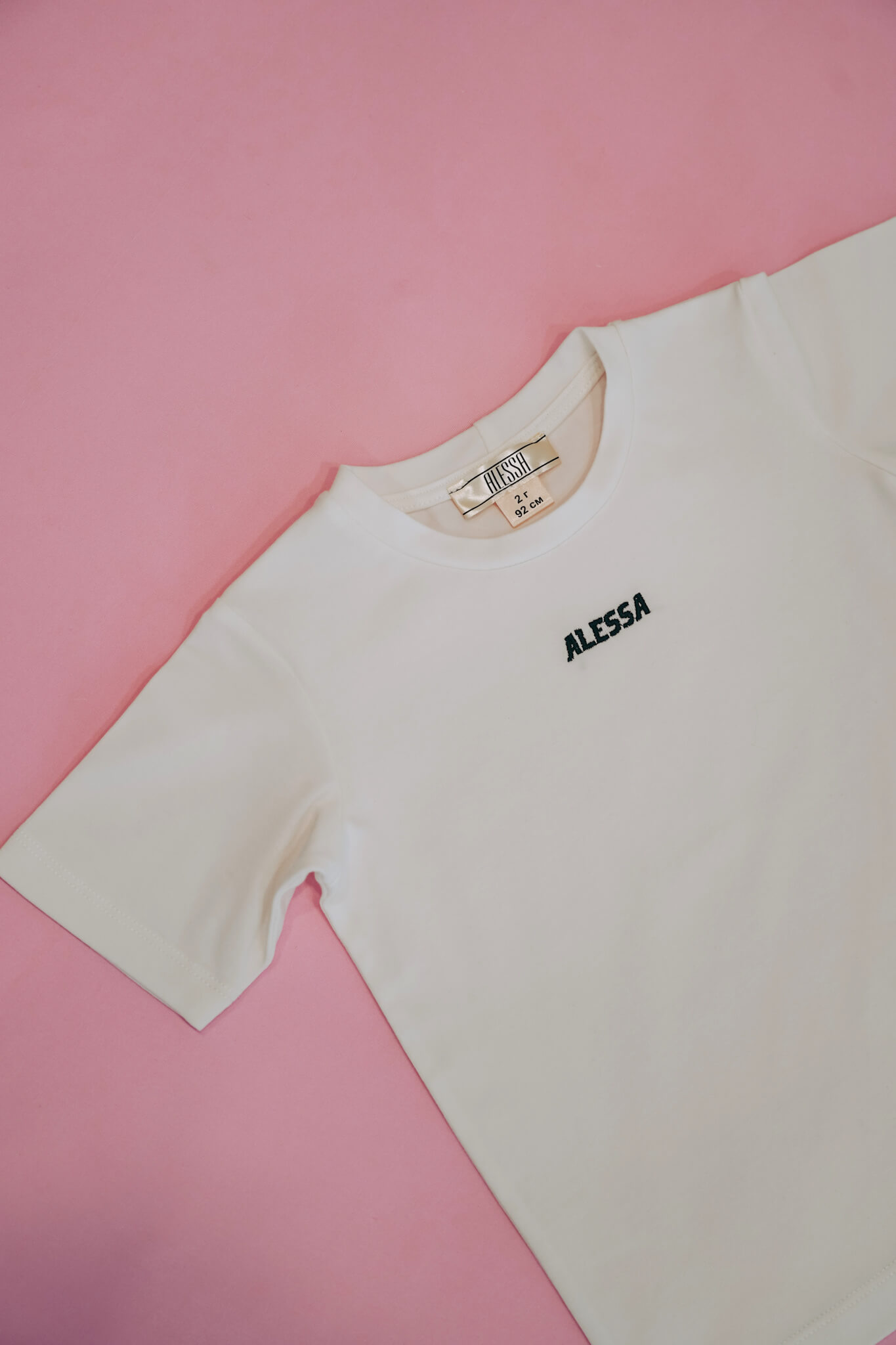 Everyday Energy Mini T-Shirt От Памук - Ecru/Black - Изображение 7