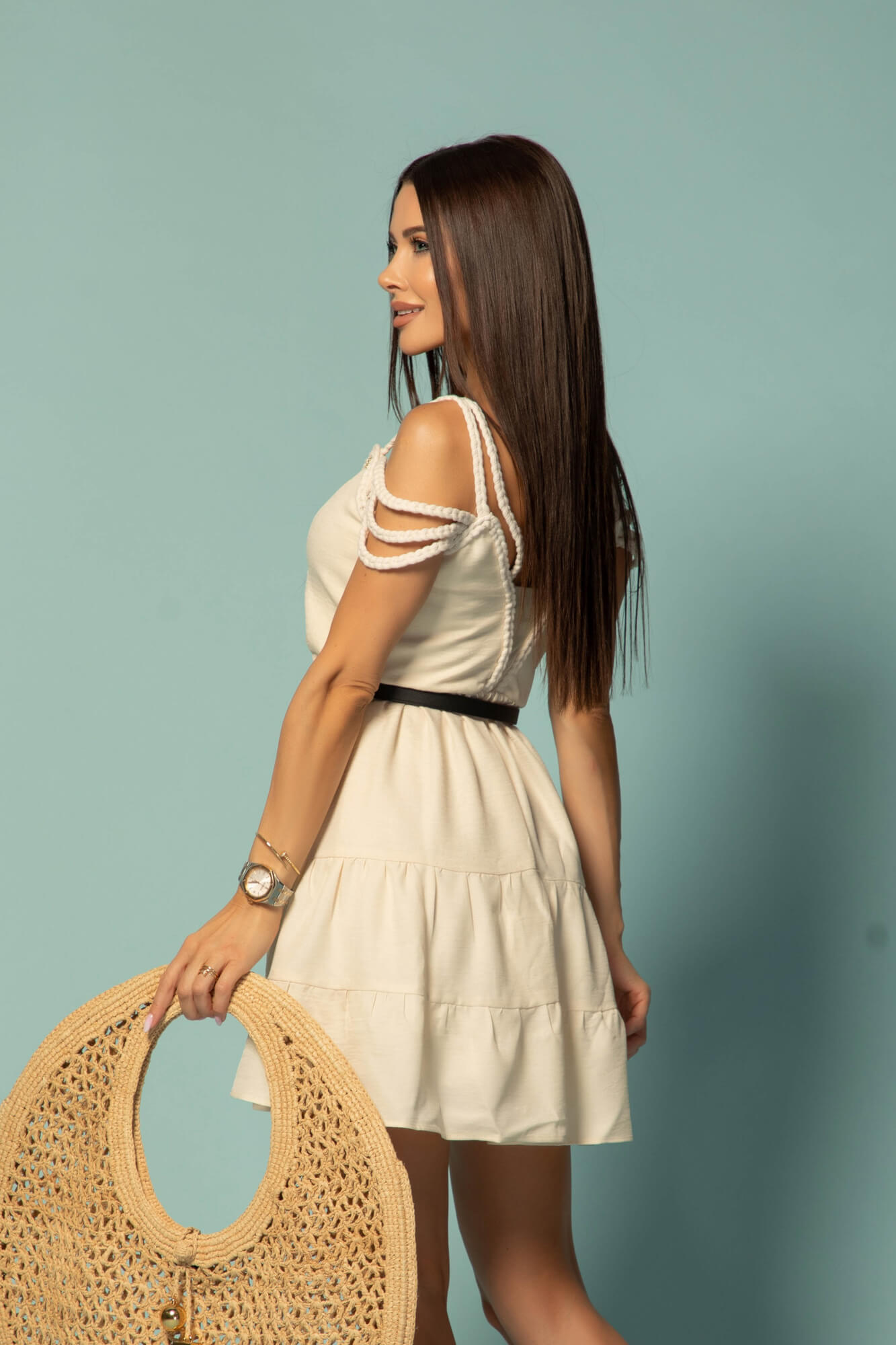 Summer Whisper Ruffles Рокля - Изображение 36