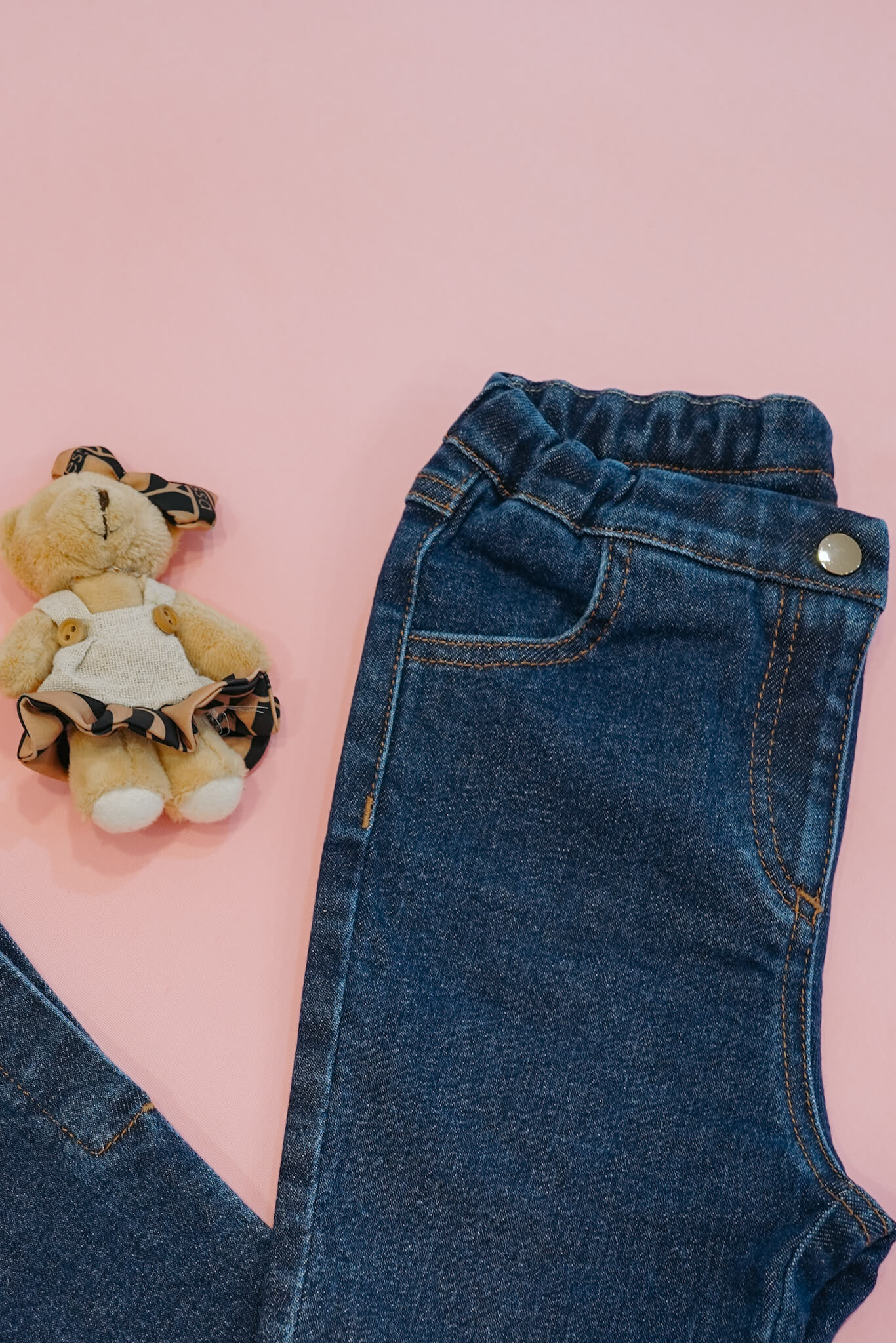 Blue Jean Baby Mini Дънки - Dark Blue - Изображение 7