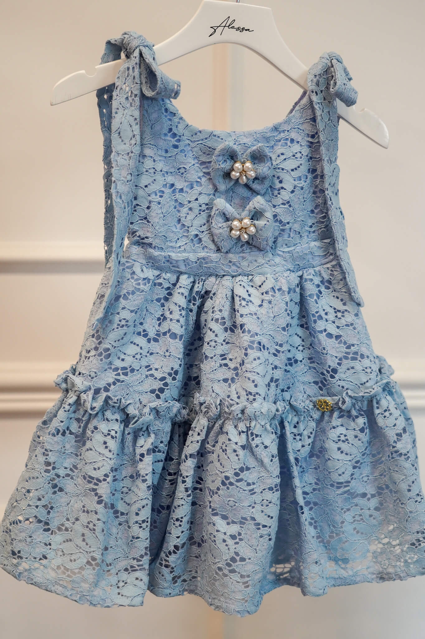 Sky’s Embrace Mini Рокля - Blue - Изображение 6