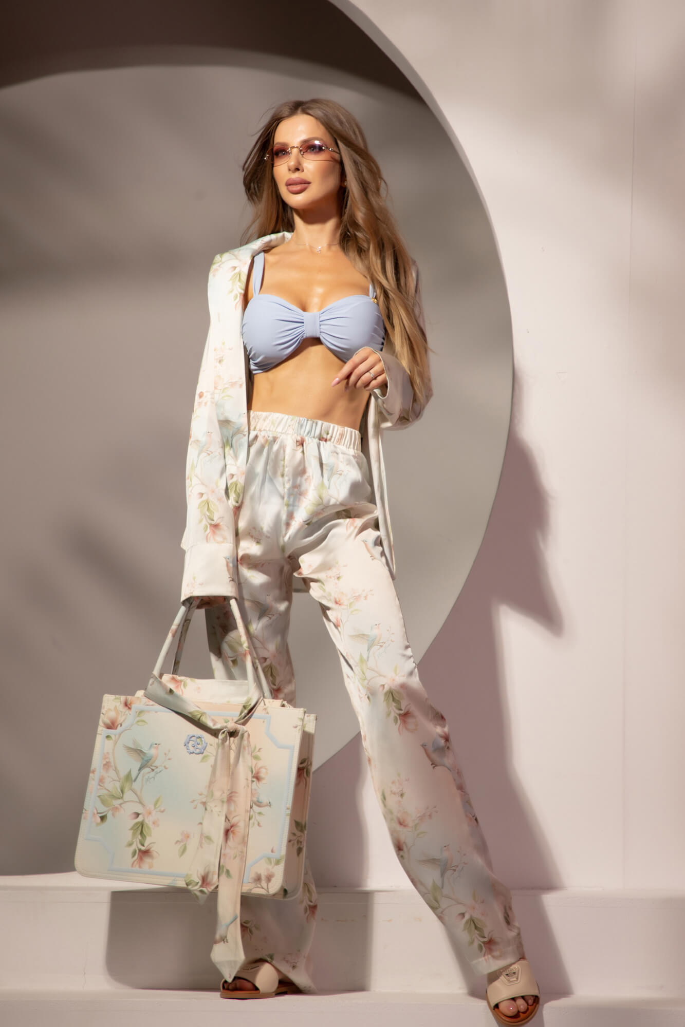 Silk Blossom Плажен Панталон - Изображение 16