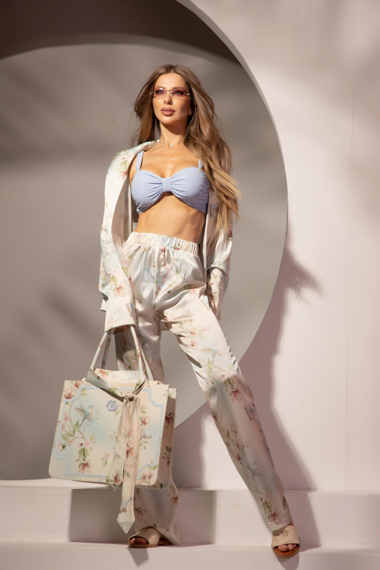 Silk Blossom Плажен Панталон - Изображение 12