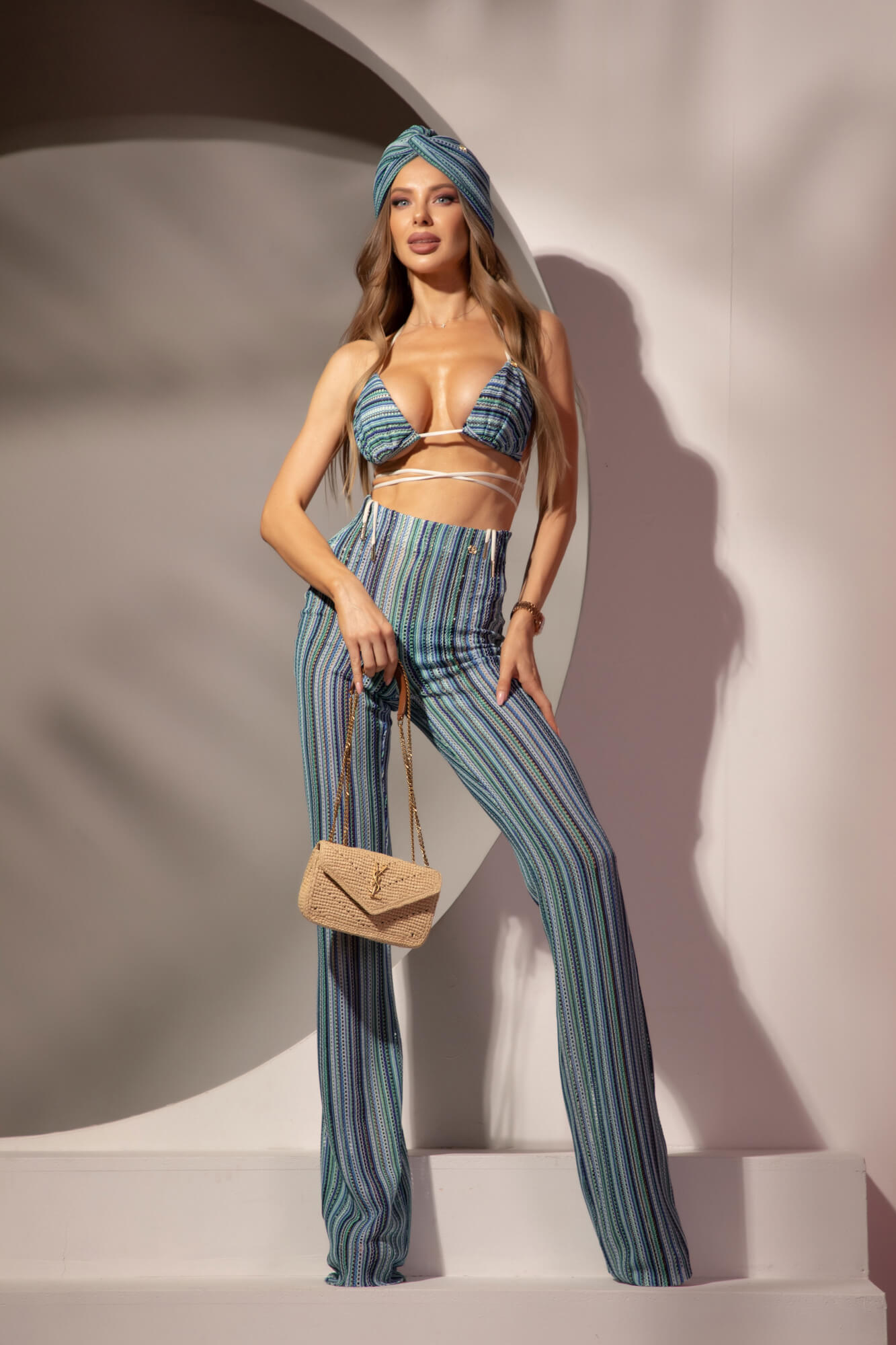 Bay Babe Плажен Панталон - Blue - Изображение 11