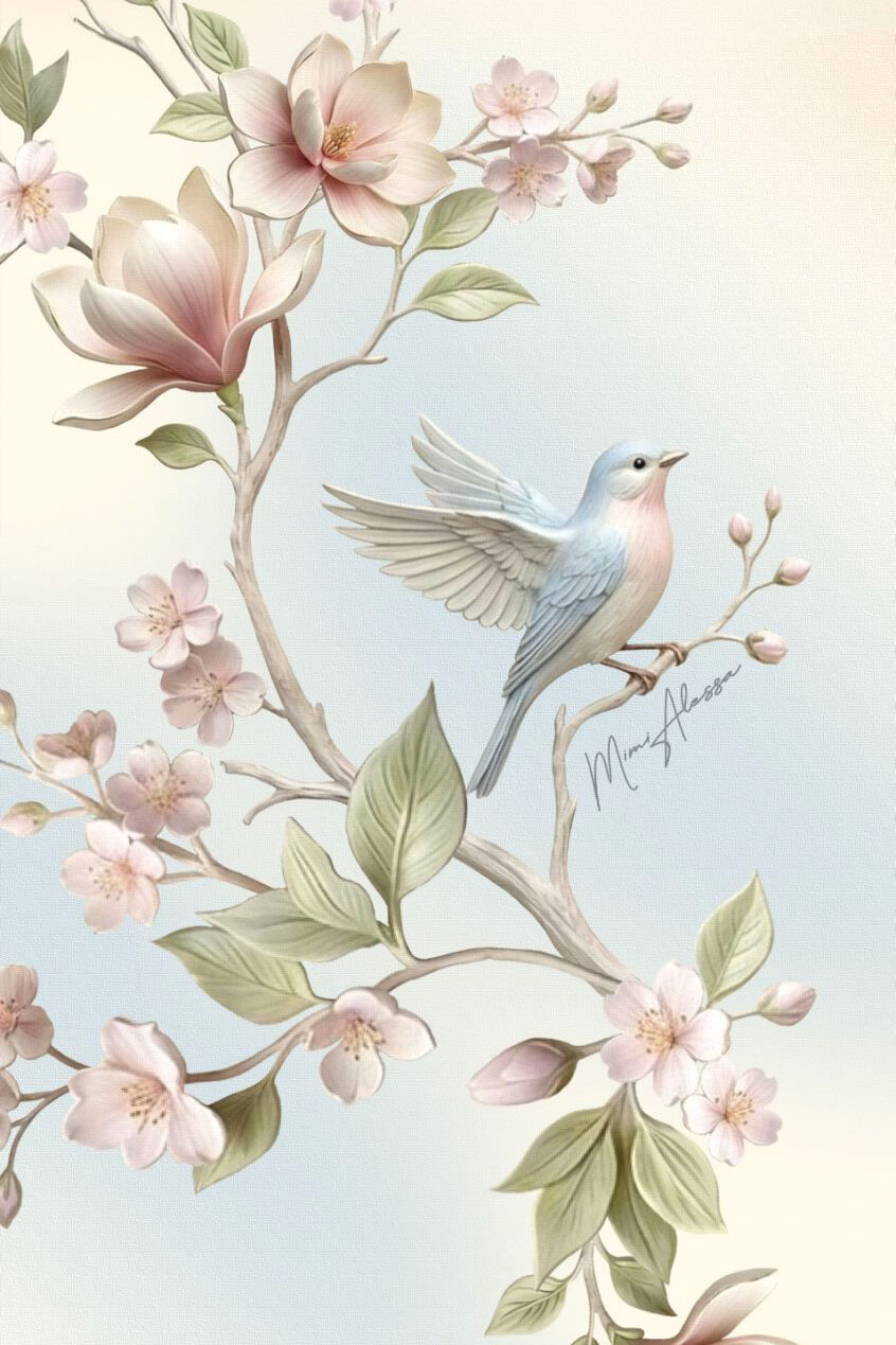 Silk Blossom Плажна Хавлия - Изображение 4