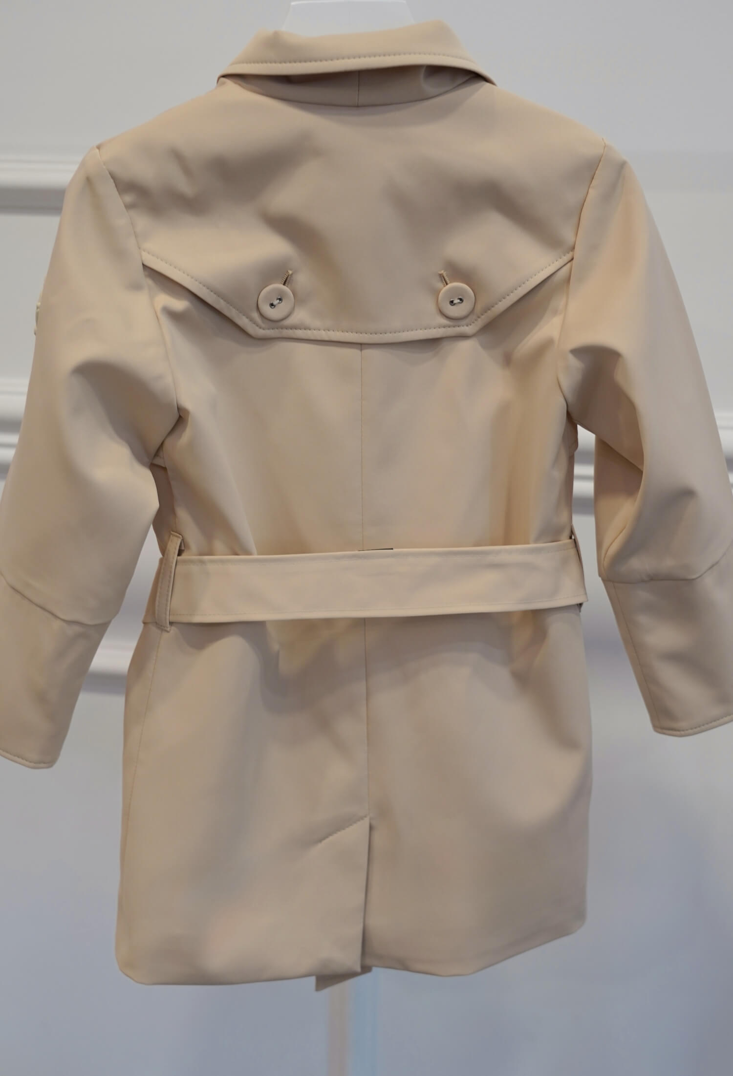 Celebrity Status Mini Тренч - Soft Beige - Изображение 7