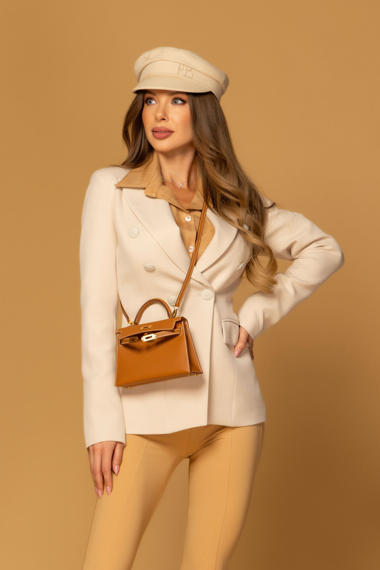 Urban Allure Блейзър - Soft Beige - Изображение 21