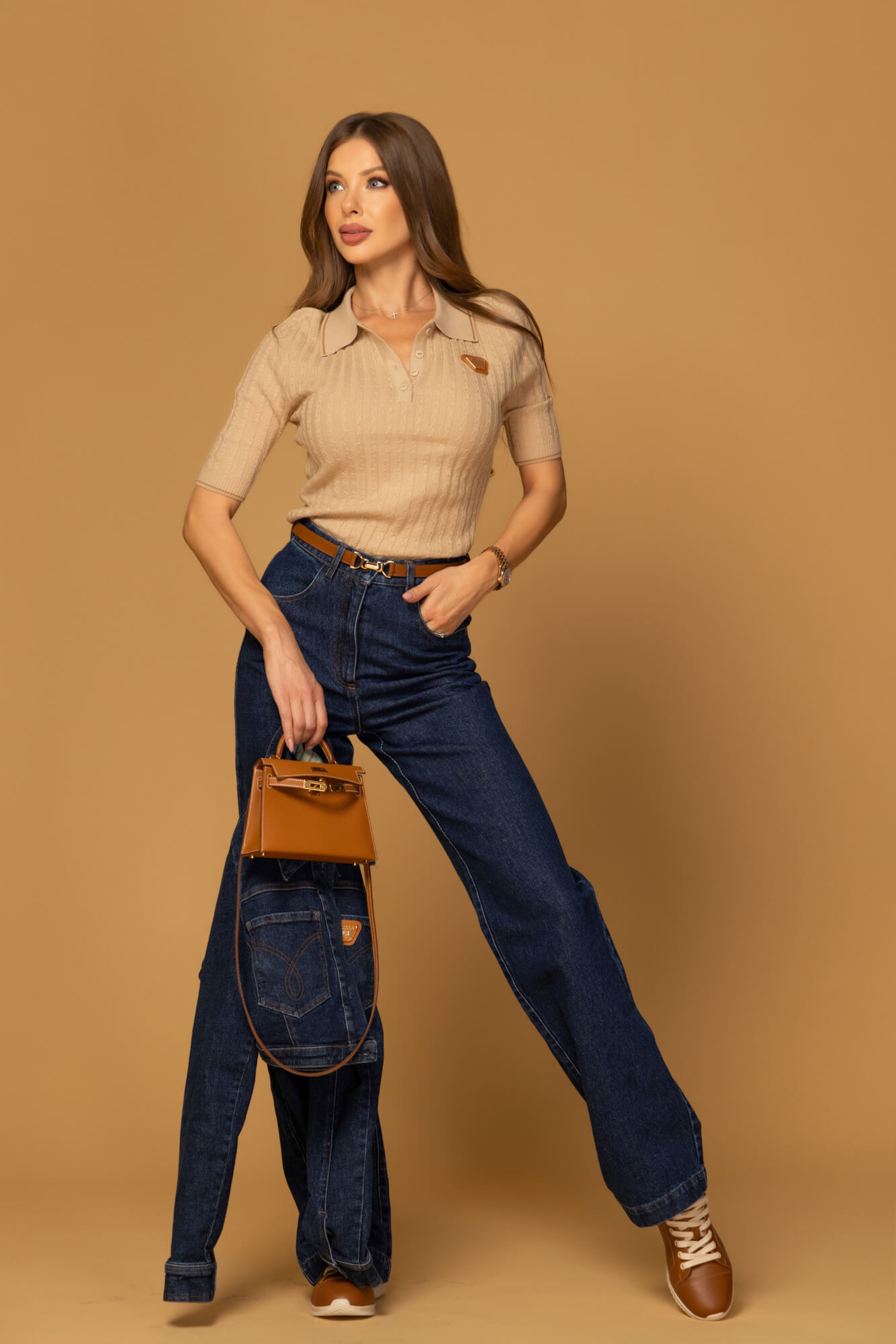 Forever Luxe Блузка - Beige - Изображение 22