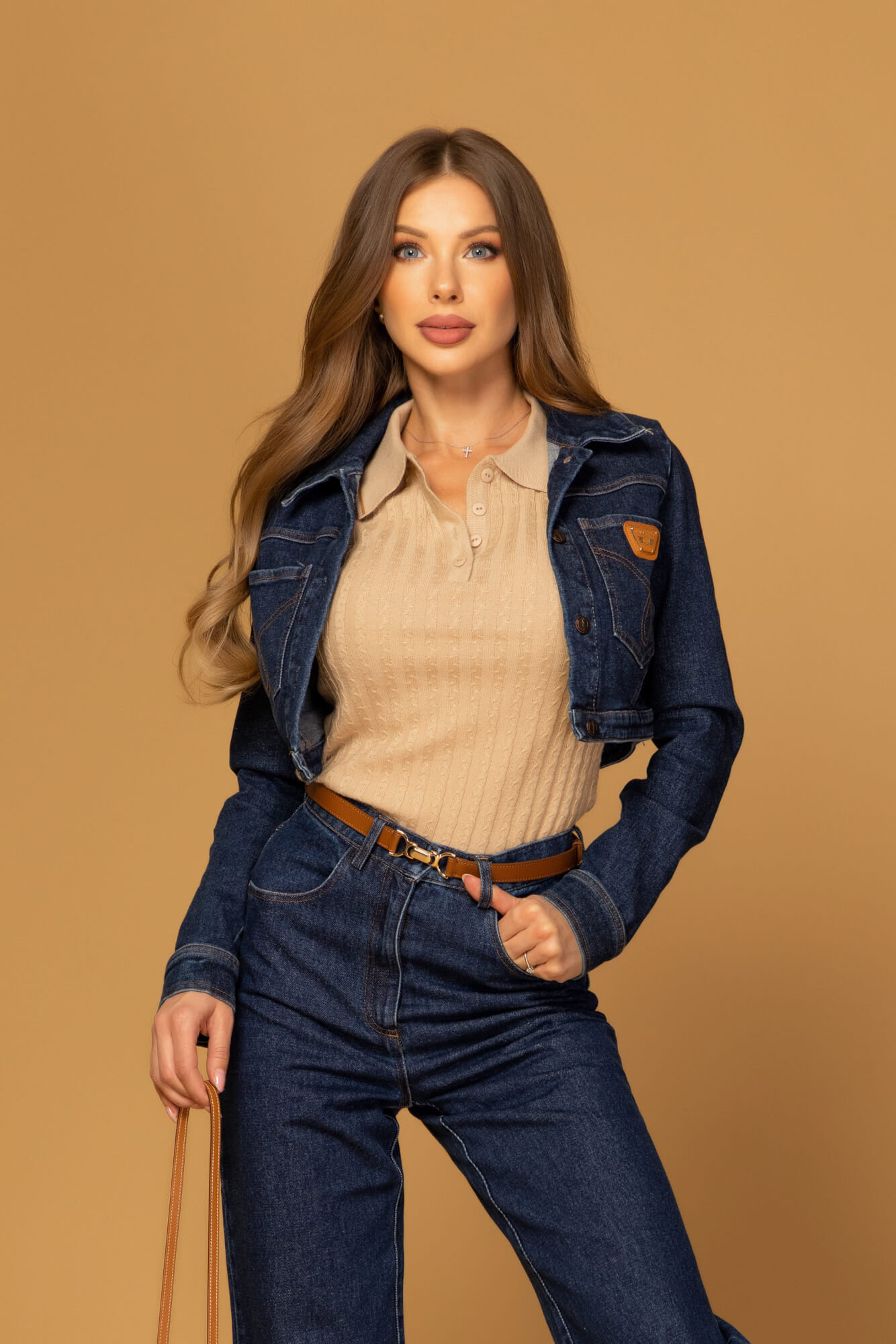 Forever Luxe Блузка - Beige - Изображение 26
