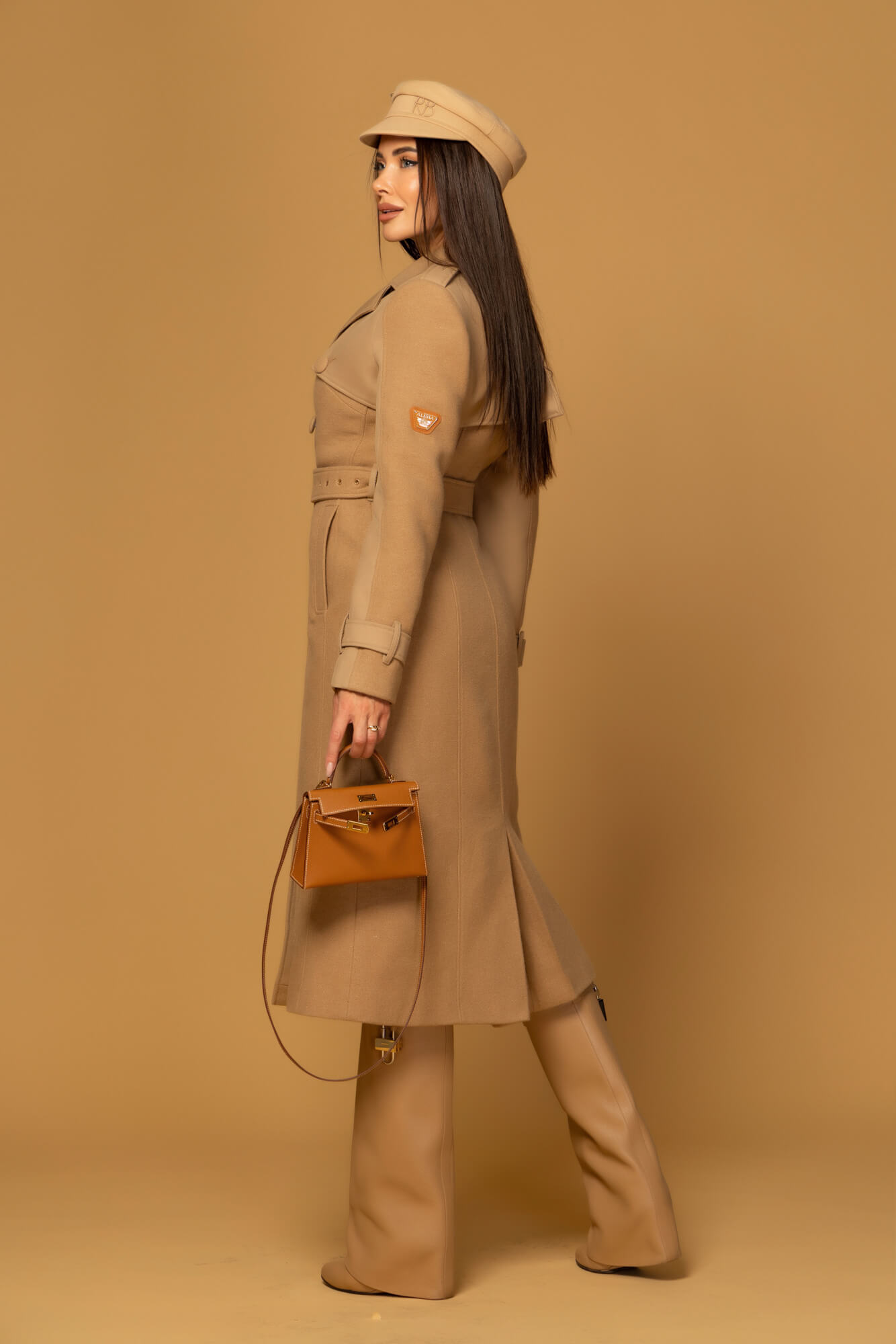 Signature Luxe Палто С Вълна - Mocha - Изображение 33