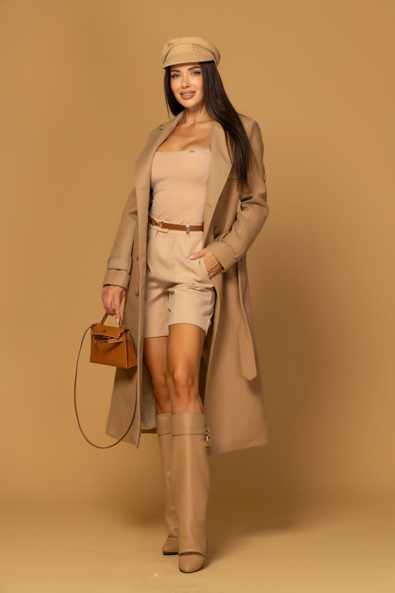 Timeless Twist Къс Панталон - Nude - Изображение 25