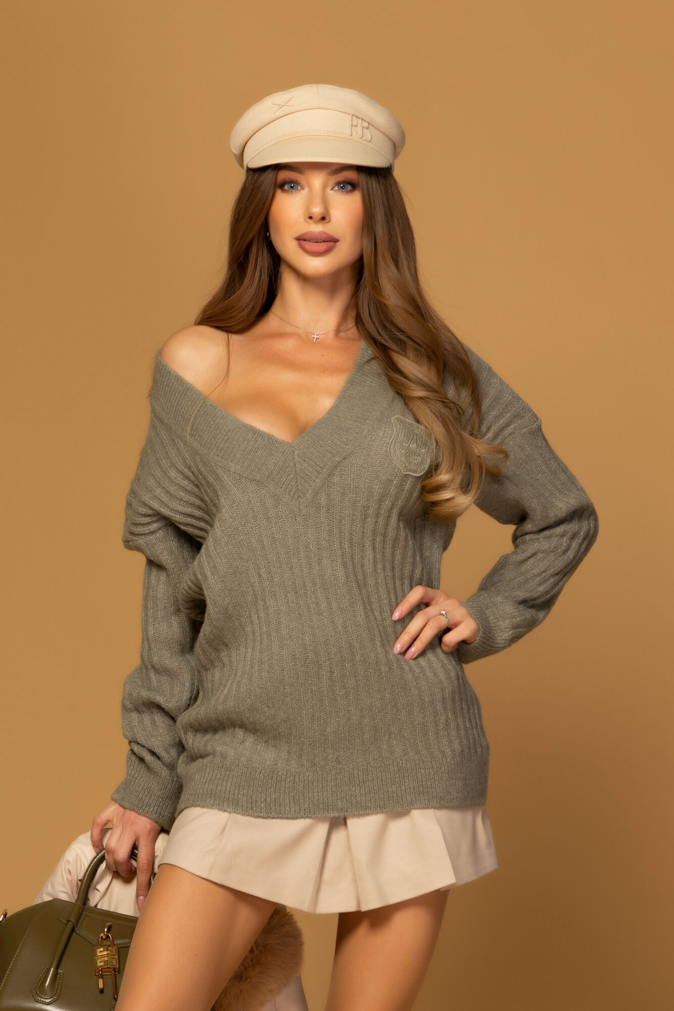 Wool Poise Пуловер От вълна - Light Green - Изображение 29