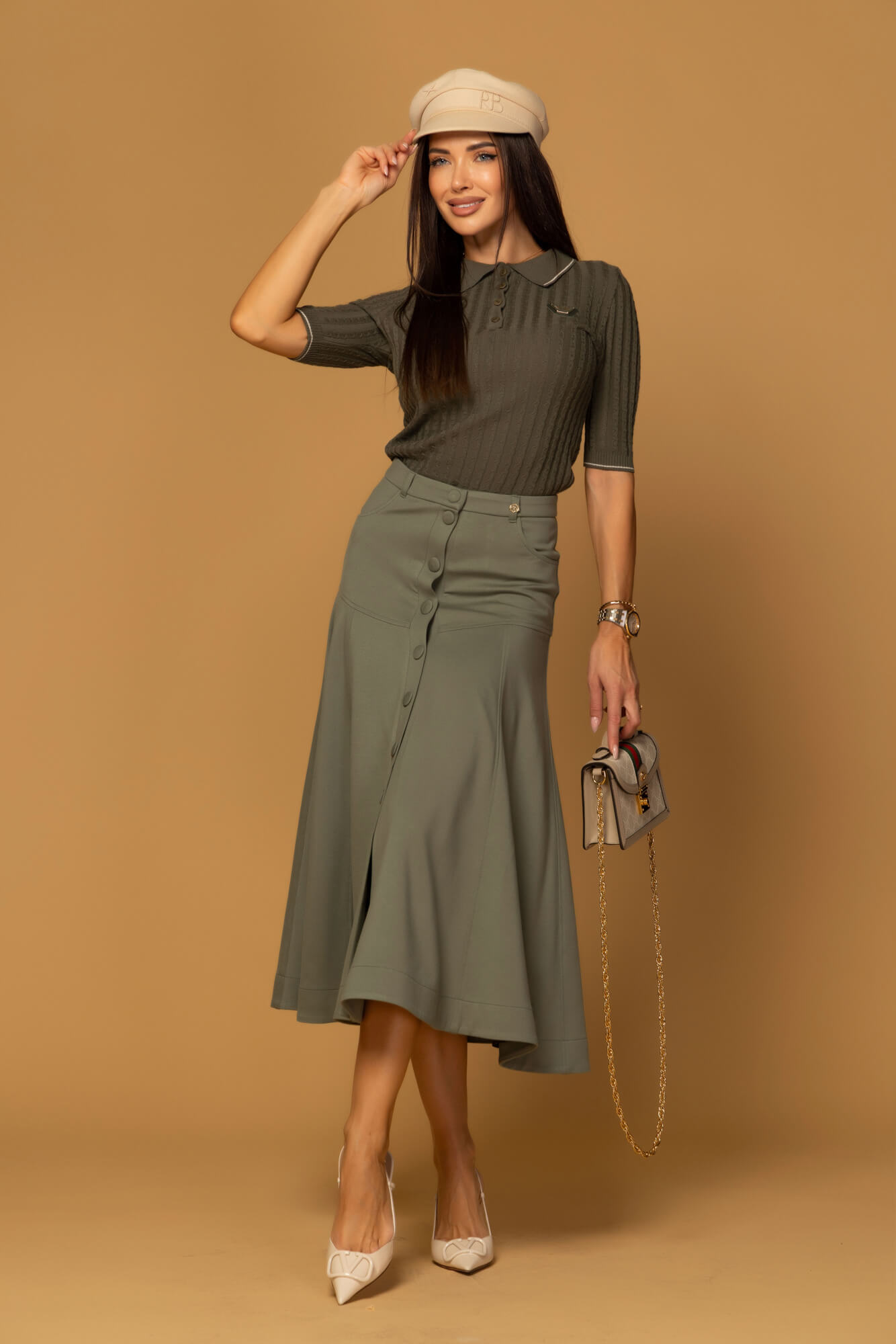 Forever Luxe Блузка - Military - Изображение 24