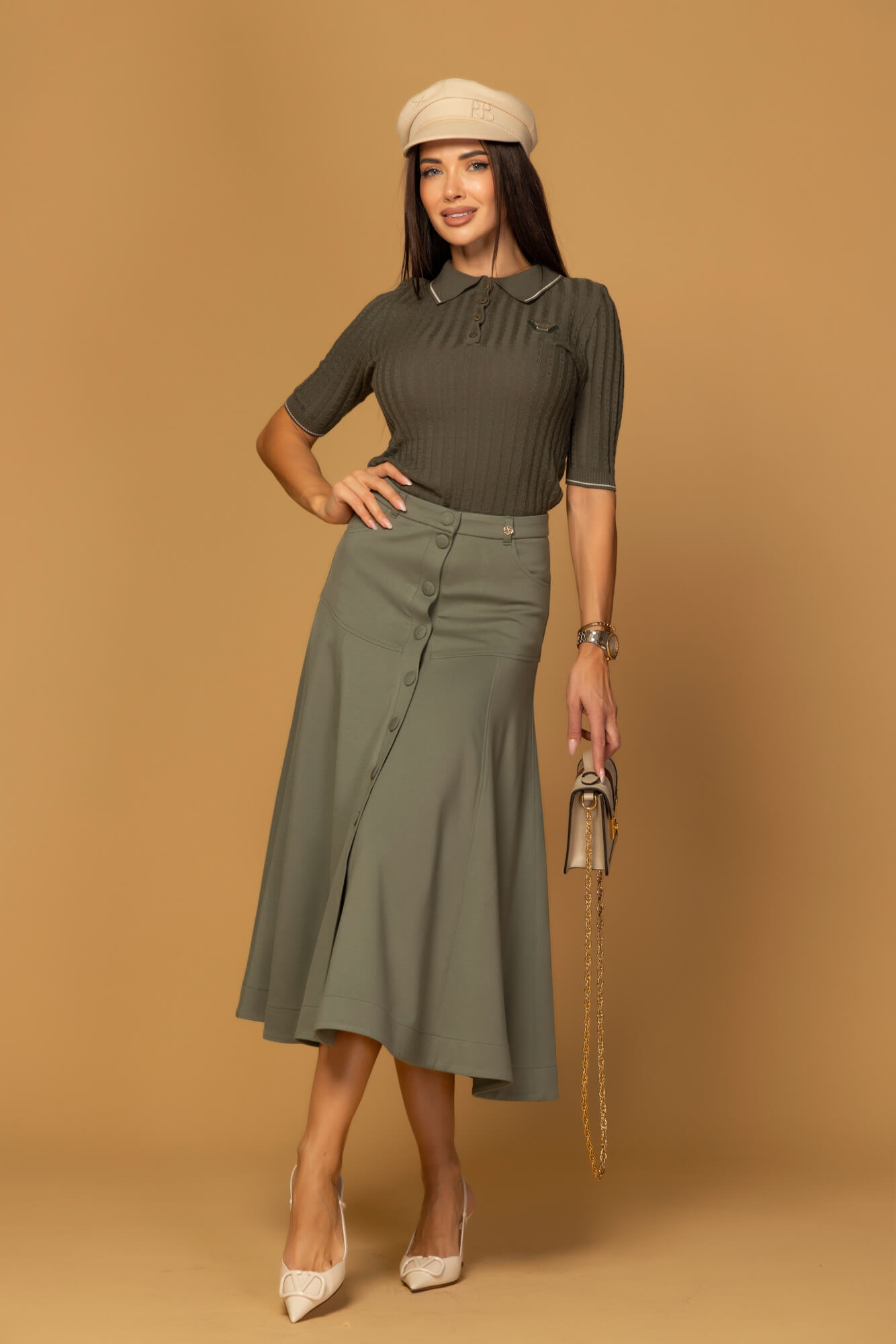 Forever Luxe Блузка - Military - Изображение 19