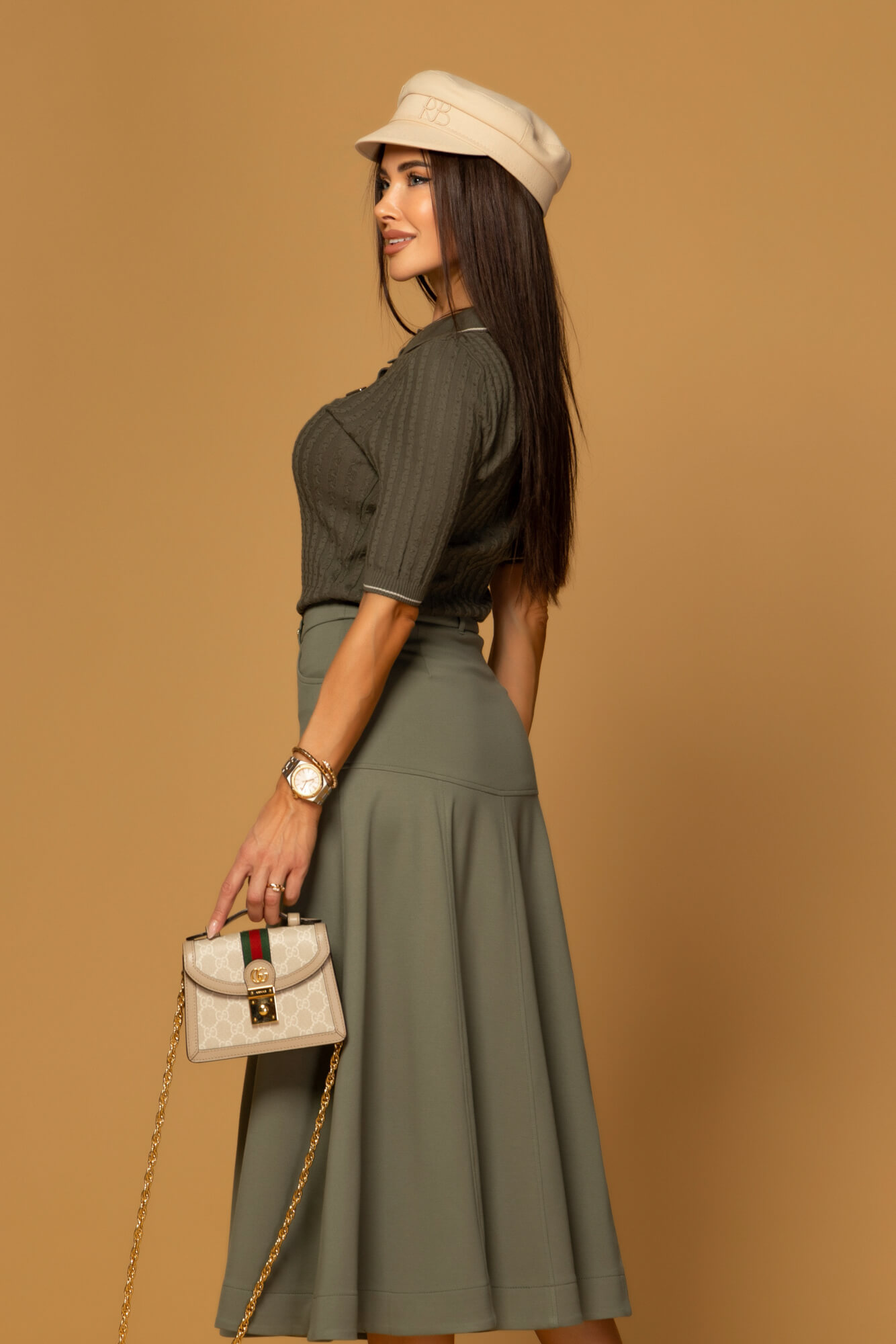 Forever Luxe Блузка - Military - Изображение 20