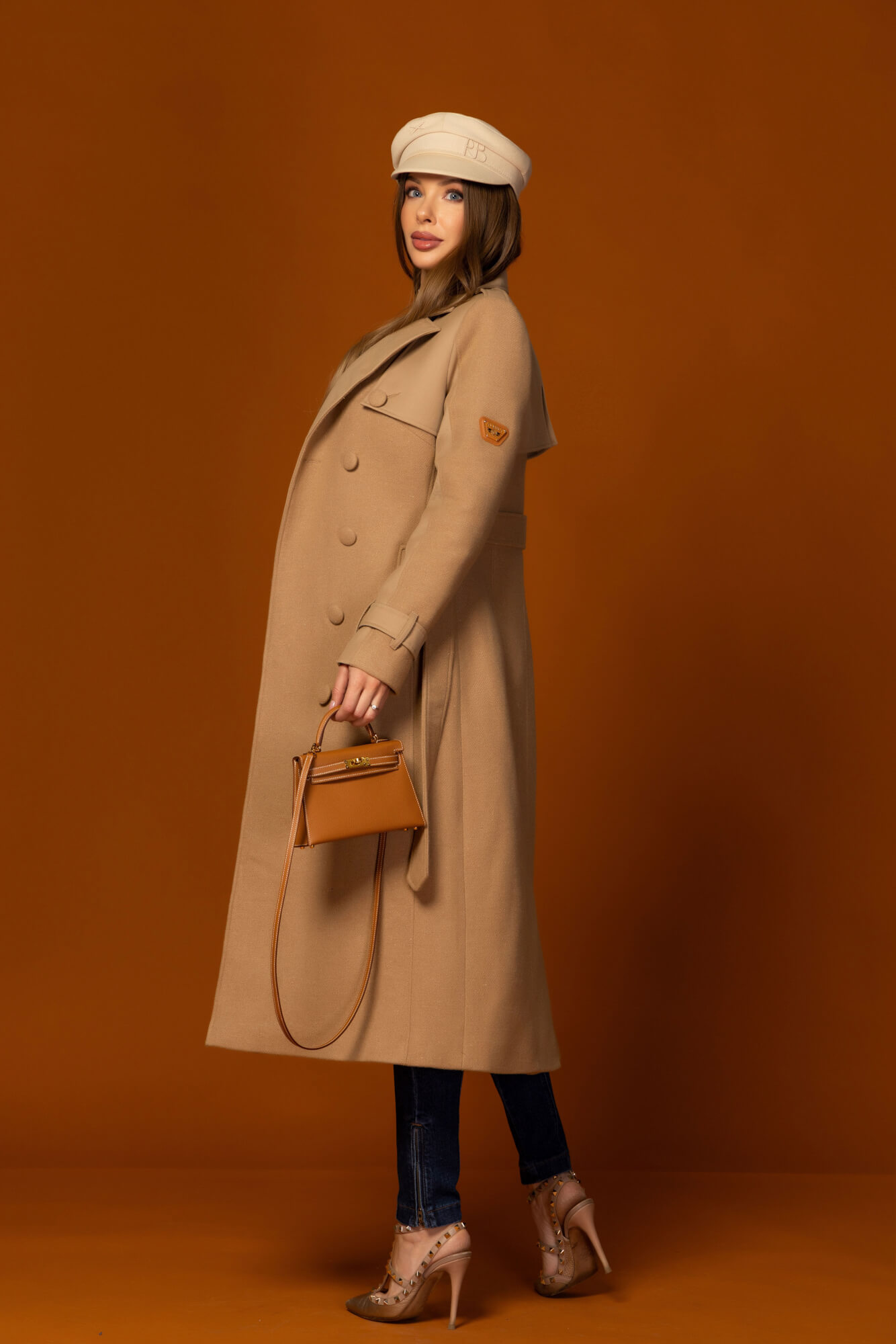 Signature Luxe Палто С Вълна - Mocha - Изображение 40