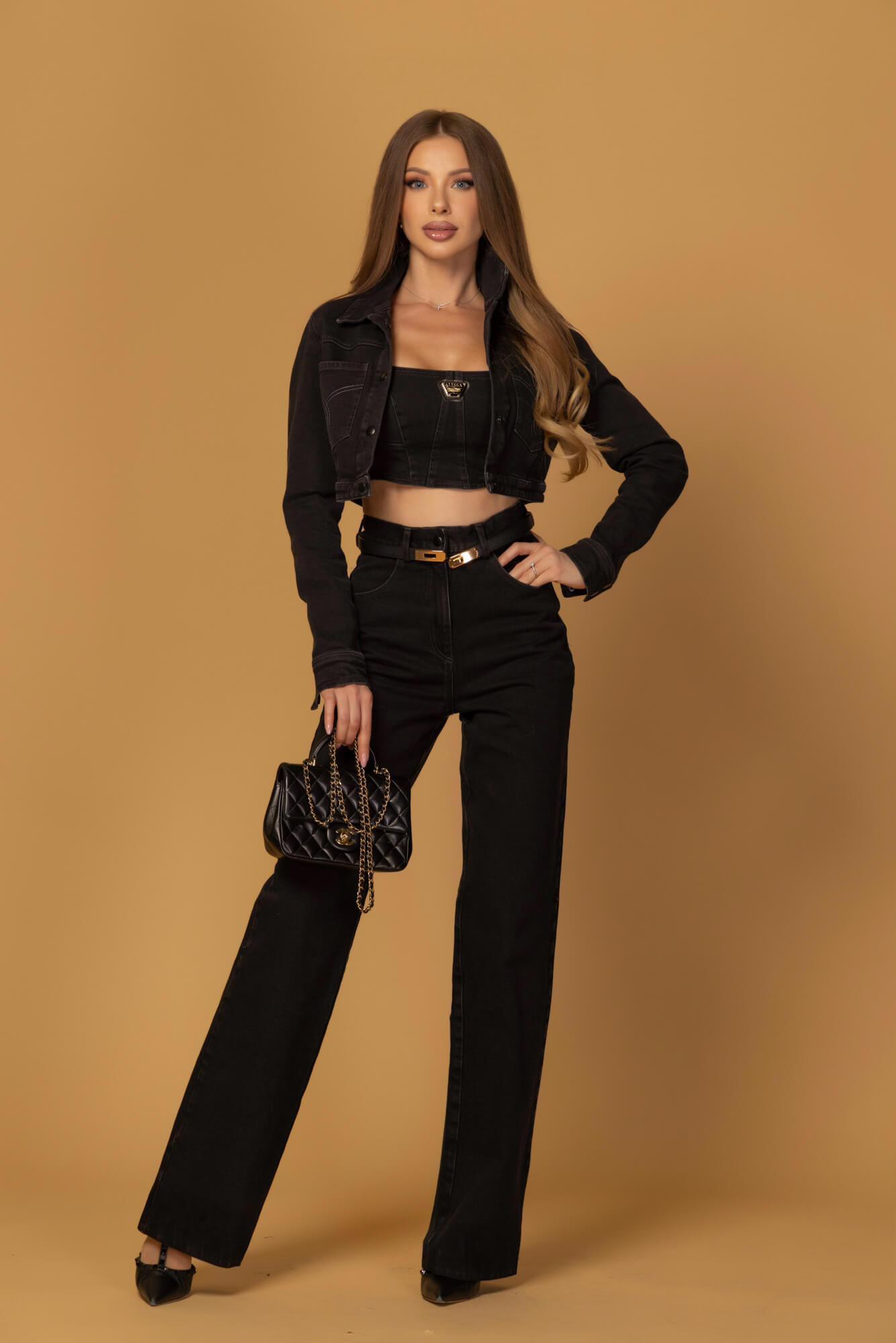 Denim Society Прави Дънки - Black - Изображение 21