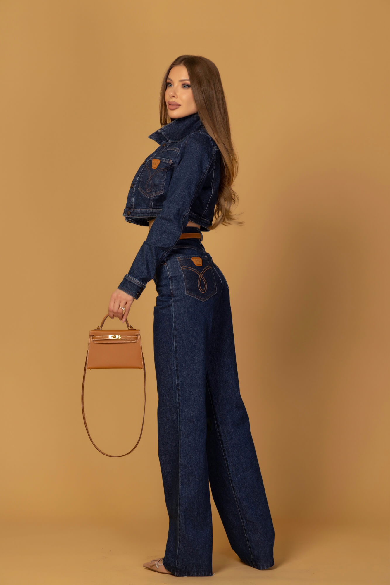 Denim Society Кроп-Топ От Деним - Dark Blue - Изображение 24