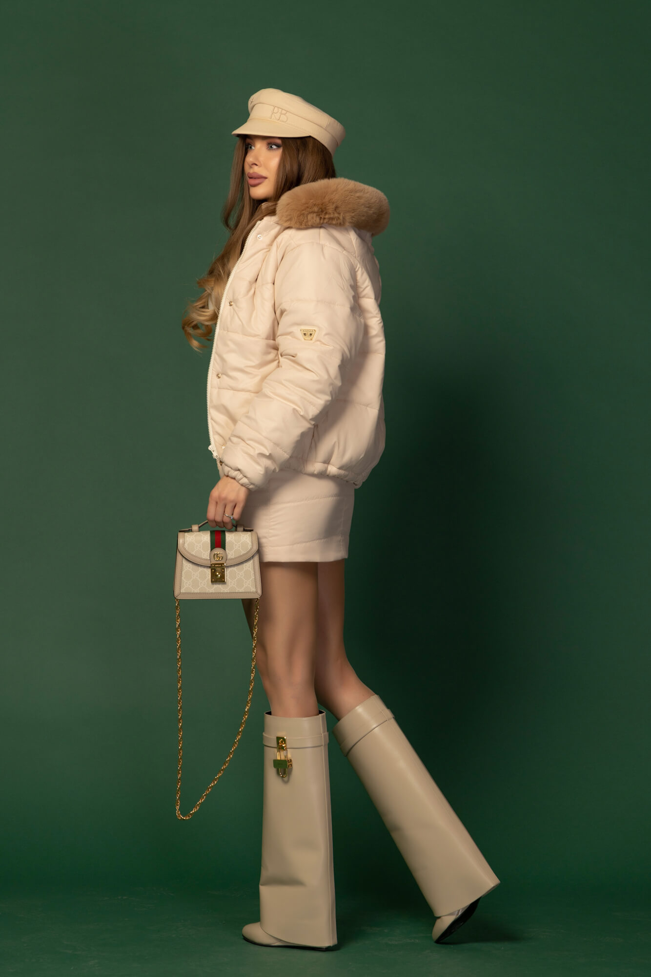 Winter Icon Зимна Пола-Панталон - Soft Beige - Изображение 32