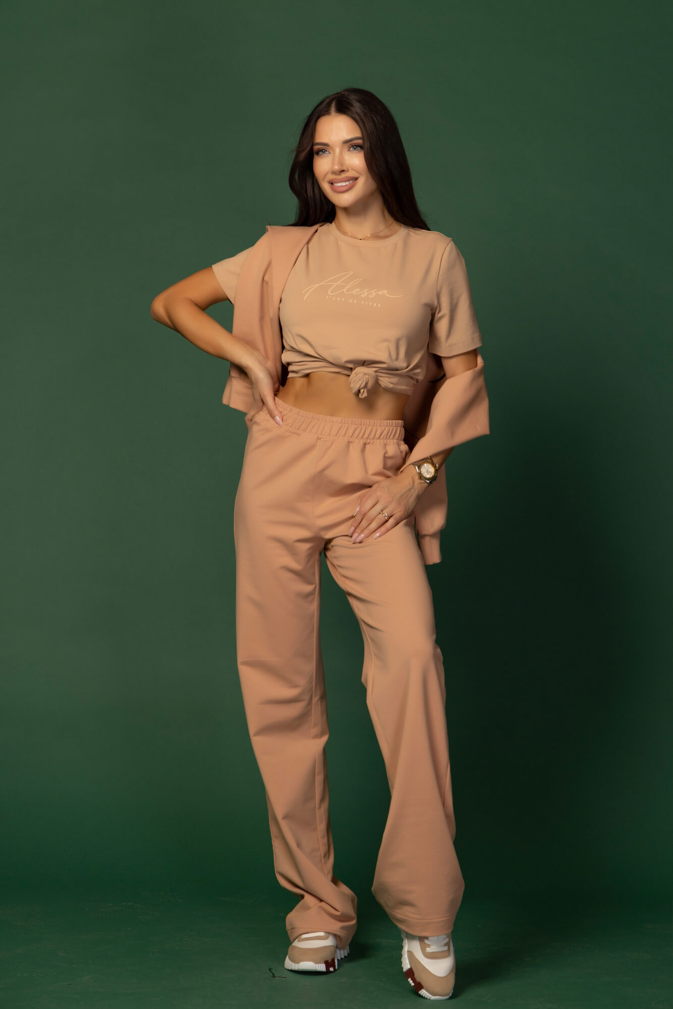 Alessa Pulse Спортен Панталон - Nude - Изображение 21