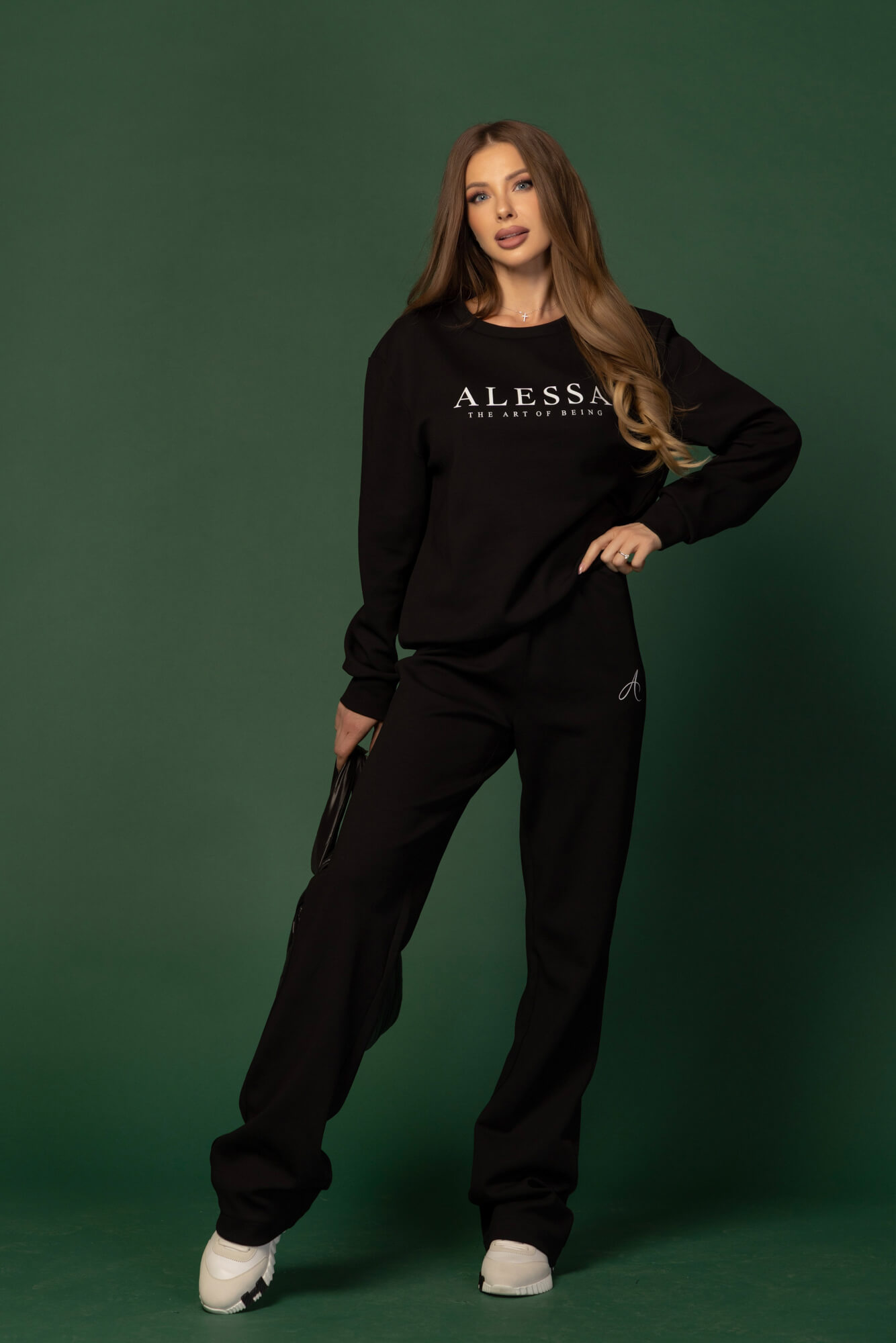 Alessa Pulse Спортна Блуза - Black - Изображение 16