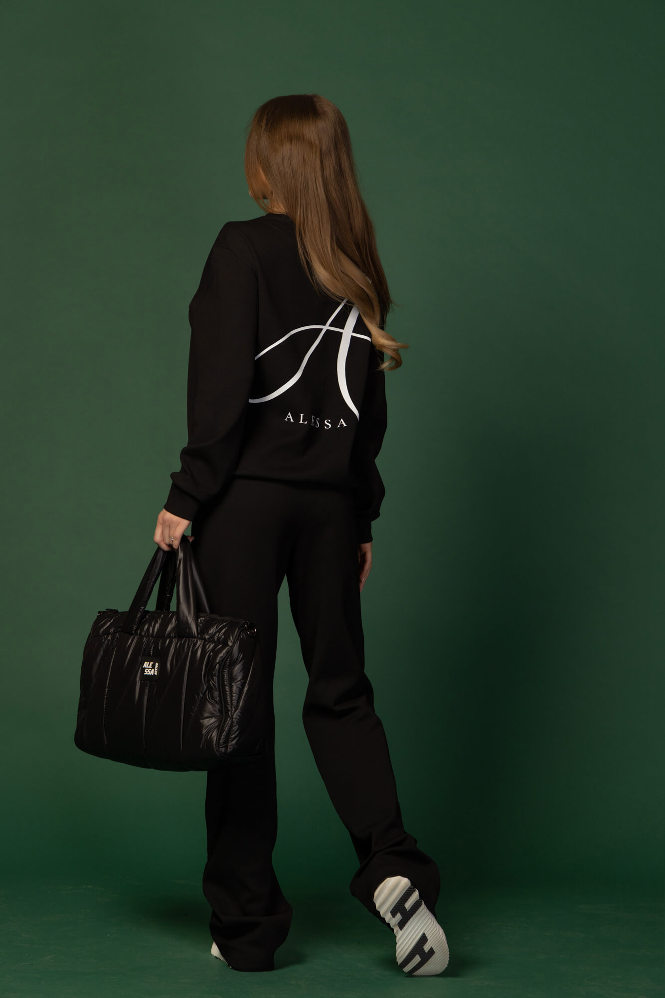 Alessa Pulse Спортна Блуза - Black - Изображение 14