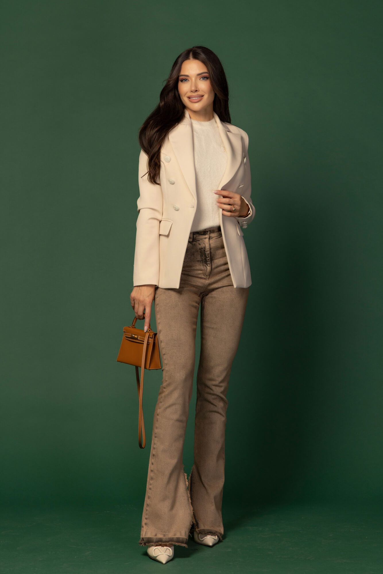 Urban Allure Блейзър - Soft Beige - Изображение 34