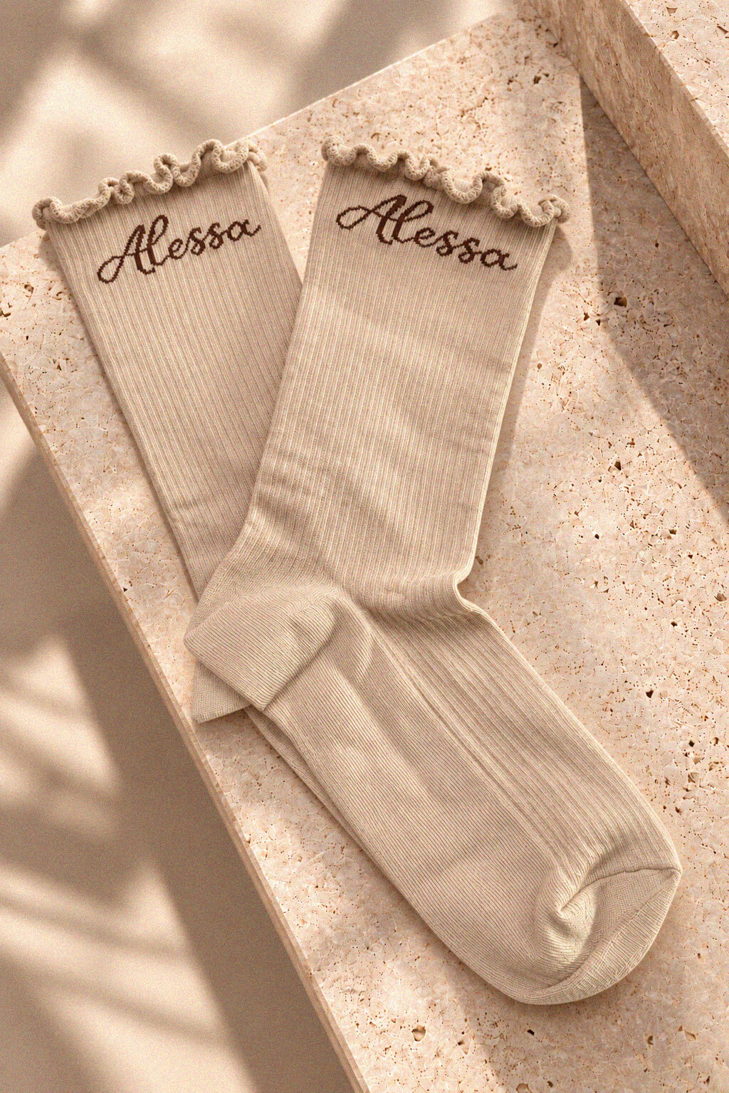 Prestige Pair Чорапи Средна Дължина - Soft Beige - Изображение 8