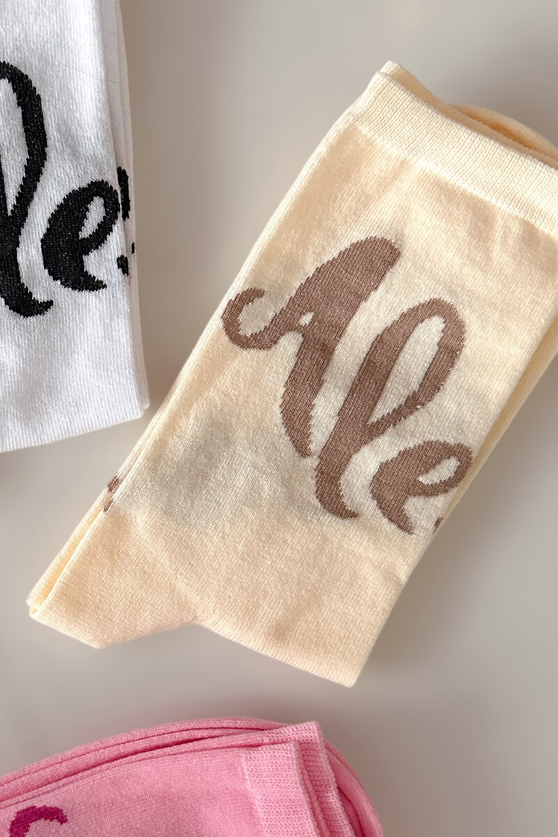 Brand Of The Year Чорапи Средна Дължина - Soft Beige - Изображение 16