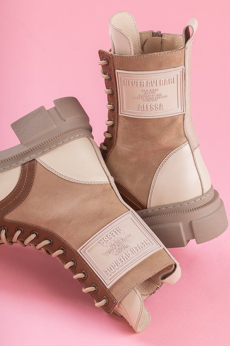 Never Average Кубинки - Beige - Изображение 13