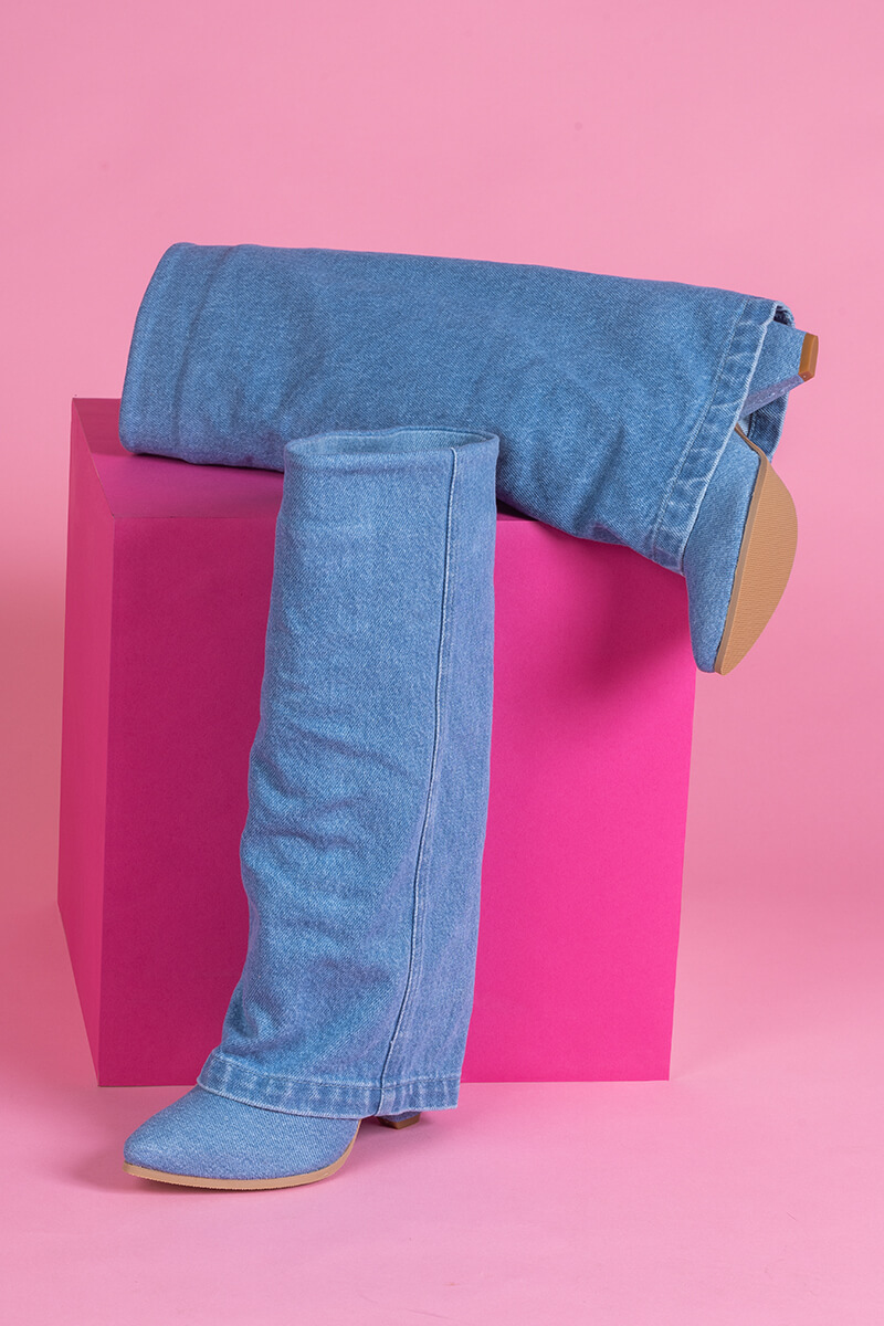 Strut Perfection Ботуши - Denim - Изображение 17