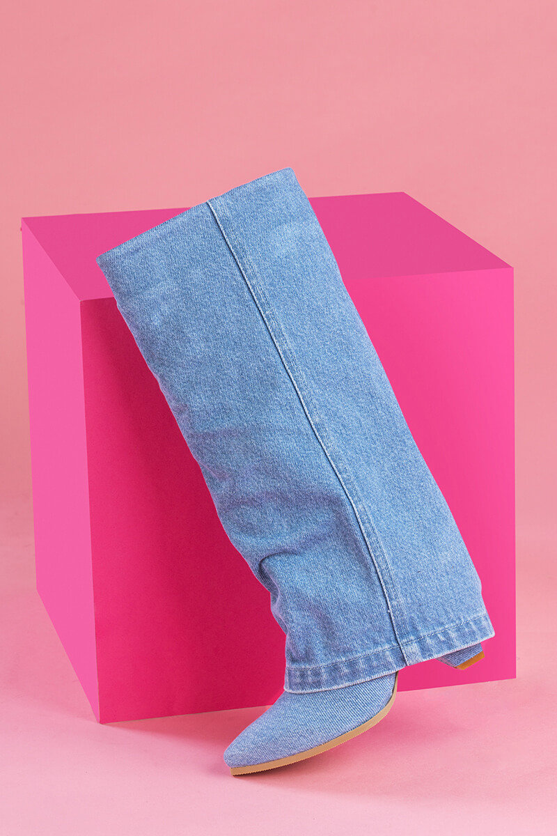 Strut Perfection Ботуши - Light Denim - Изображение 8