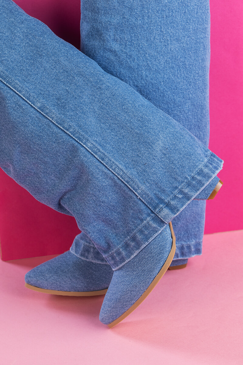 Strut Perfection Ботуши - Denim - Изображение 18