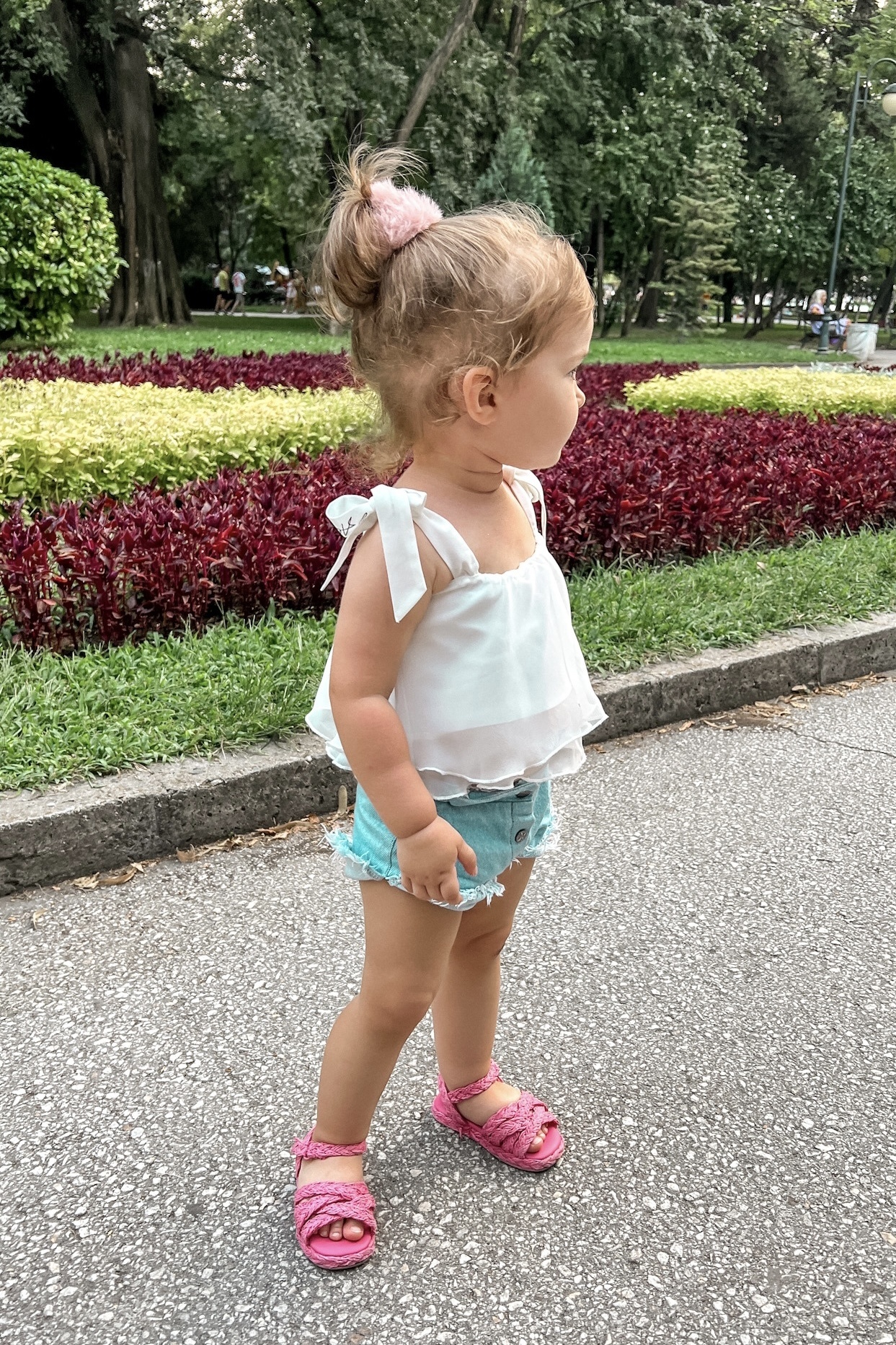 Piece of paradise mini ruffles топ - Light Pink - Изображение 5