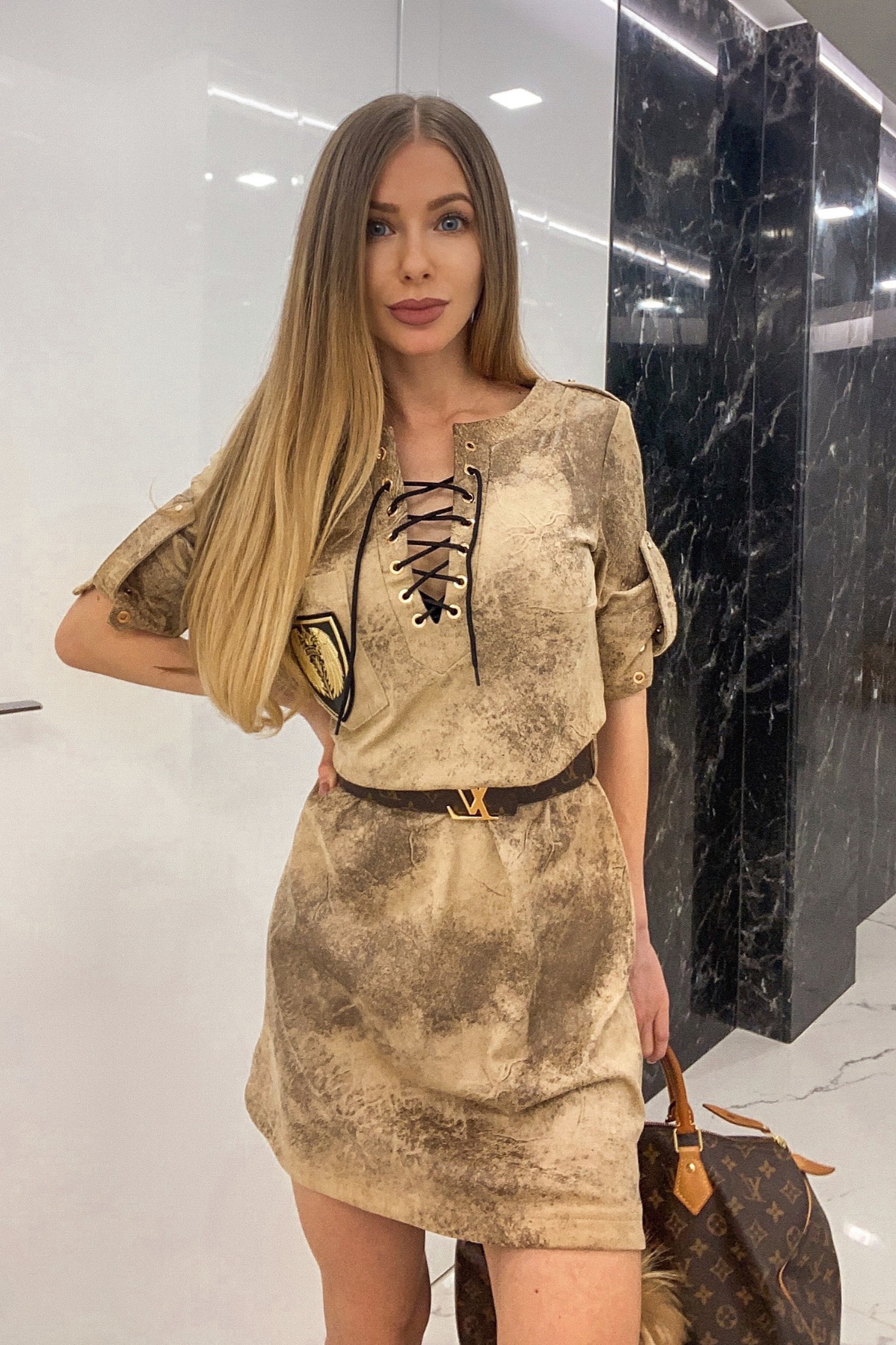 Little troublemaker рокля-риза - iced coffee - Изображение 8