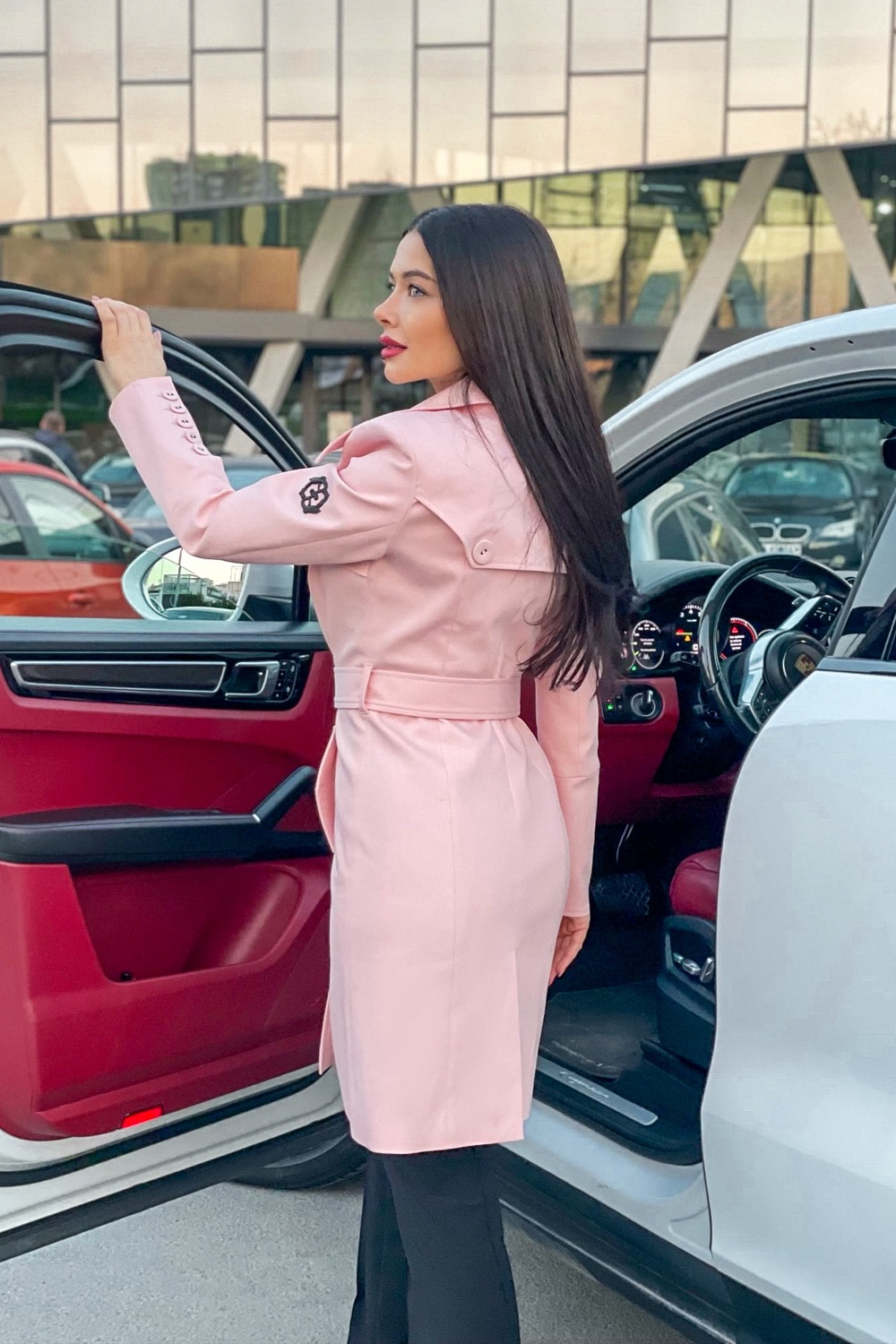 Celebrity Status Тренч - Pink - Изображение 35