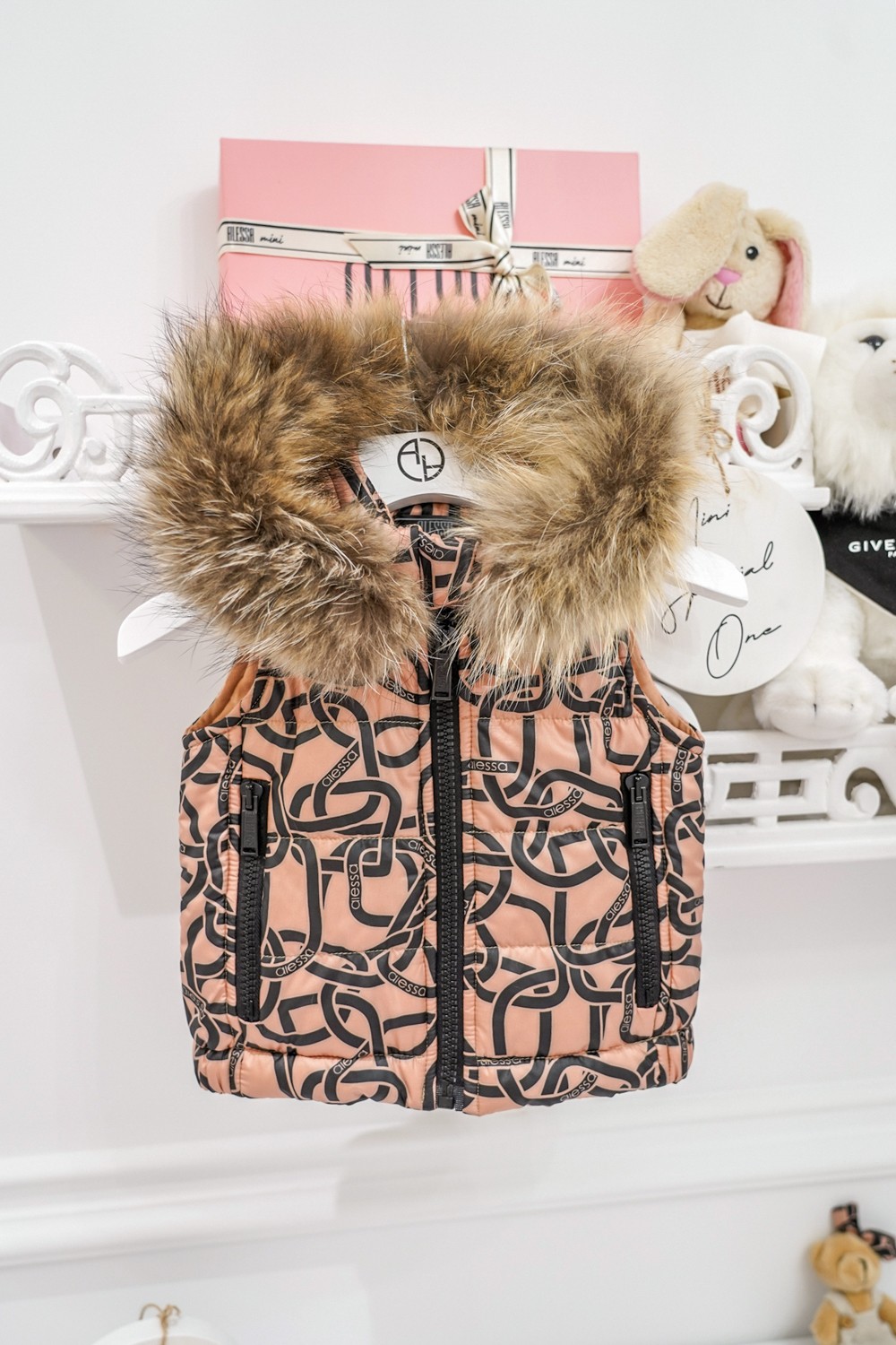 Fluffy Dreams Mini Елек с Естествен Косъм - Luxury - Изображение 18