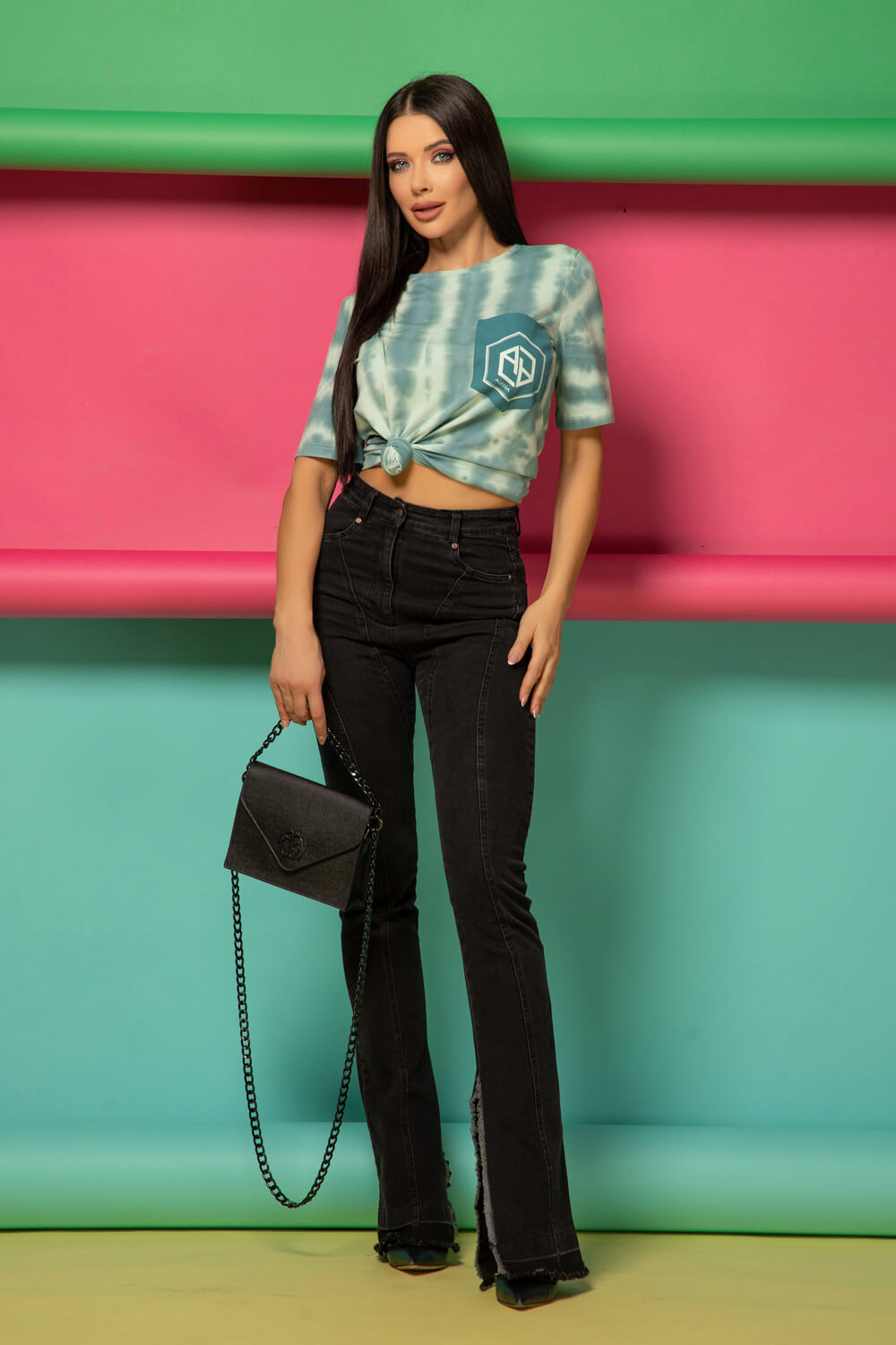 Vintage Flavor T-Shirt От Памук - Green - Изображение 12