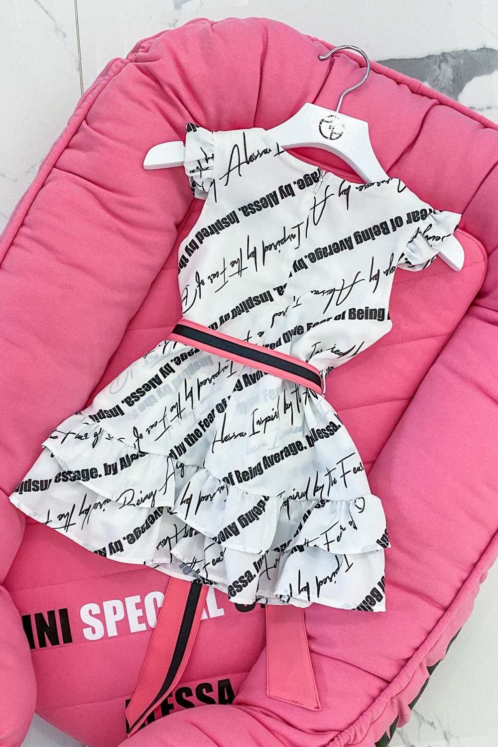 Big Reputation mini Ruffles Рокля - Изображение 7