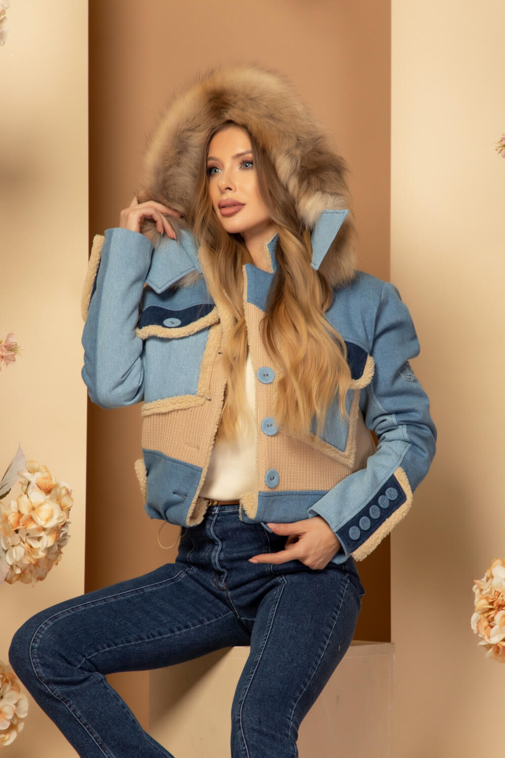 Denim Queen Зимно Яке - Изображение 17
