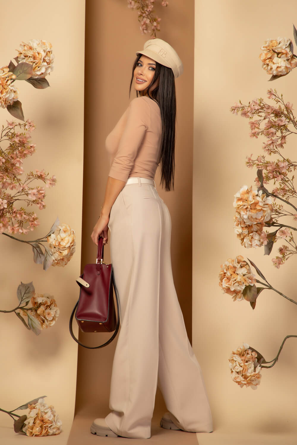 Stylish Everyday Блуза С 3/4 Ръкав - Nude - Изображение 15