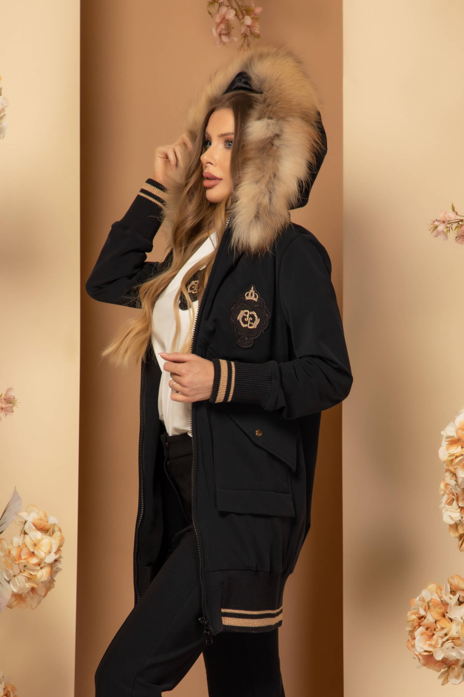 Luxury Classic Бомбър - Black - Изображение 10