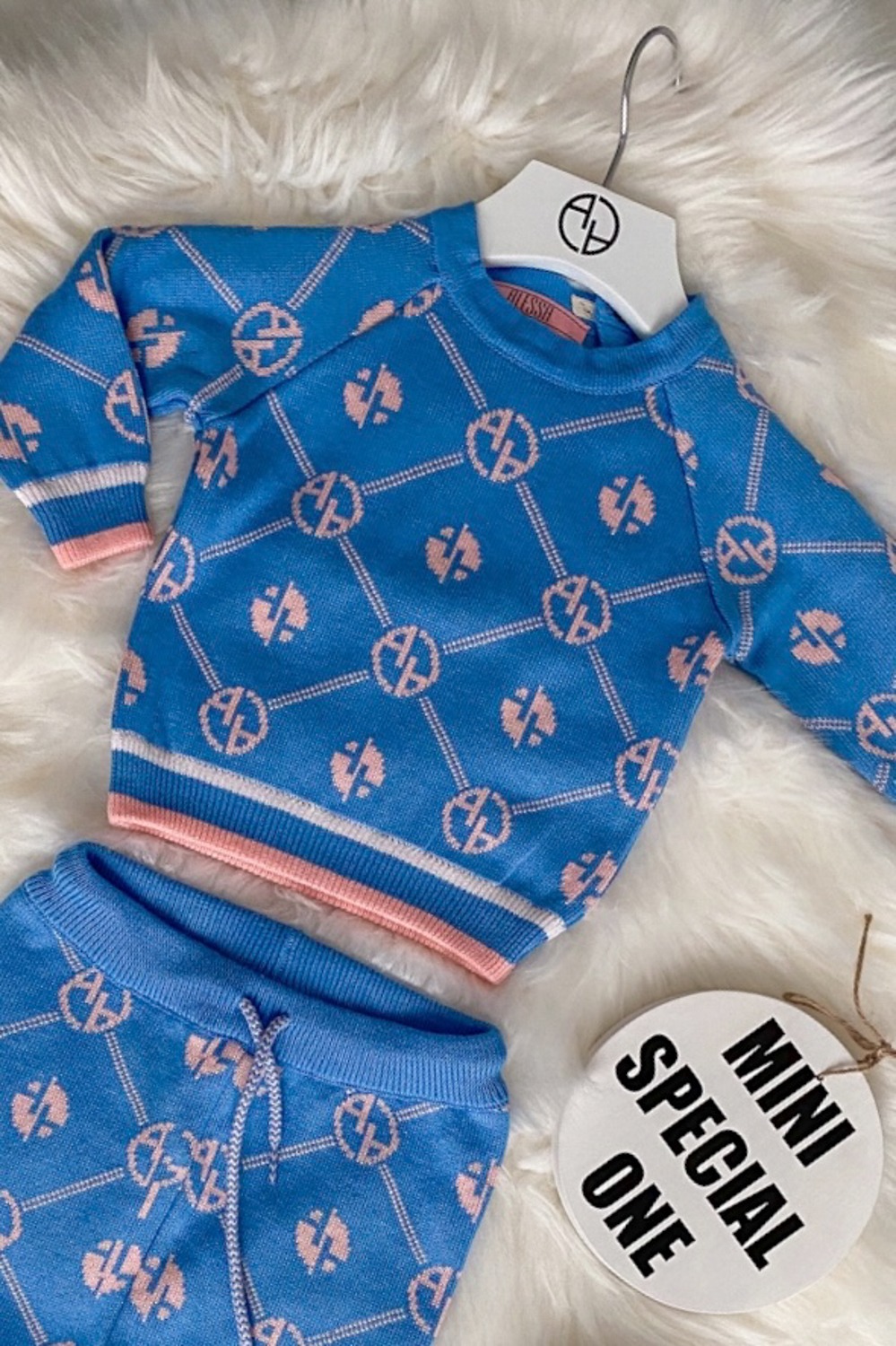 Alessa mini Religion Блуза от плетиво - blue - Изображение 8