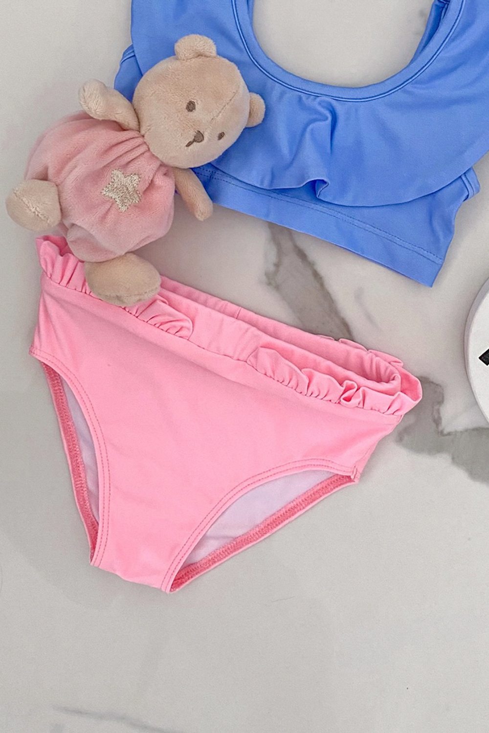 Eternal Sunshine mini Бански Бикини Ruffles - Light Pink - Изображение 10