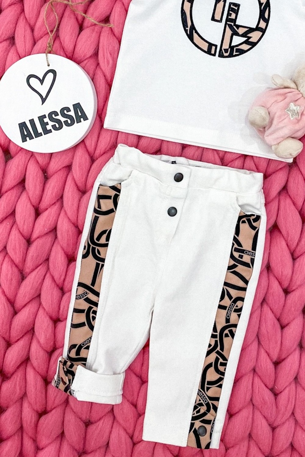 Alessa Luxury mini Дълги Дънки - Изображение 12