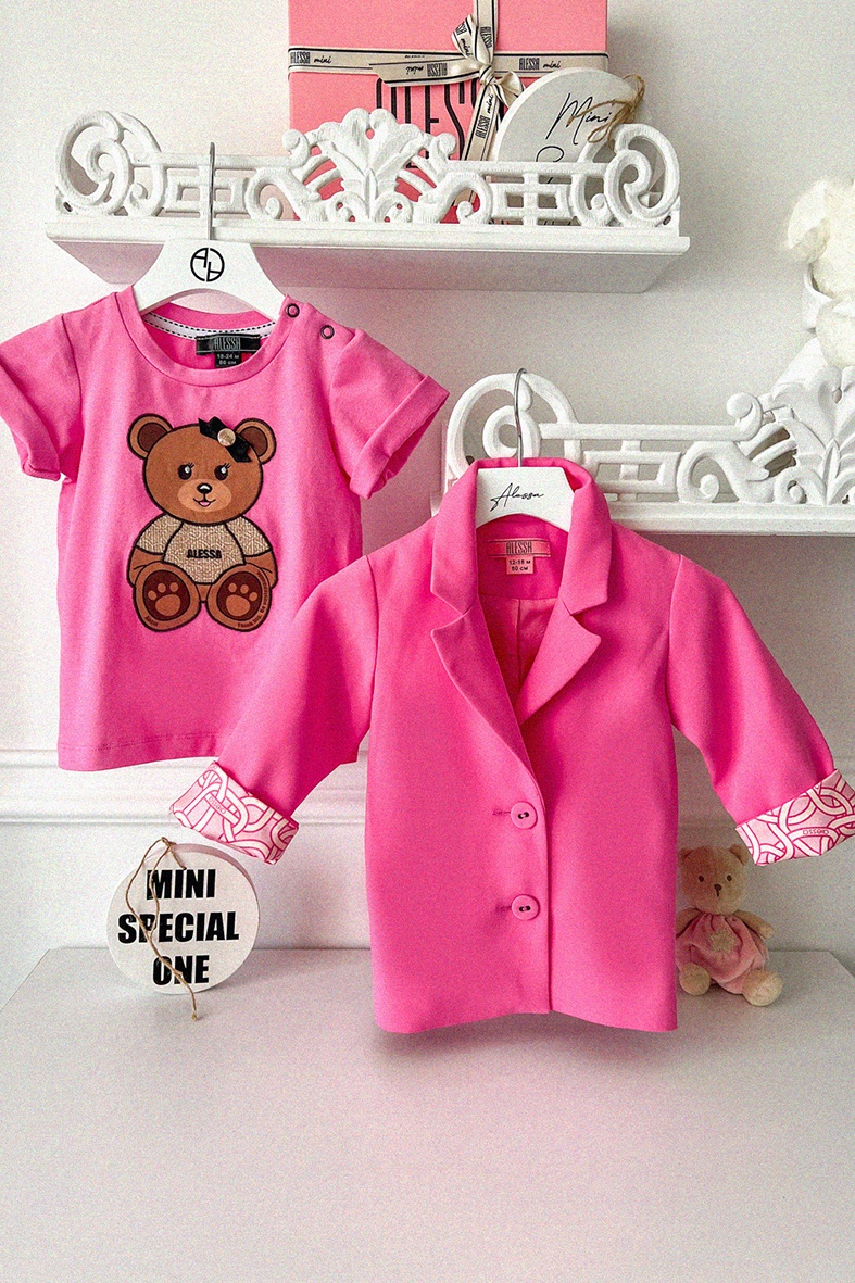 Alessa Bear Mini T-Shirt от Памук - Pink - Изображение 10