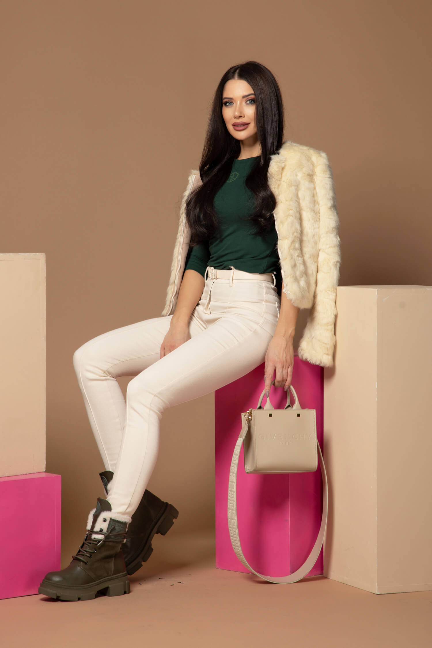 Flawless Flow Блуза С 3/4 Ръкав - Dark Green - Изображение 14