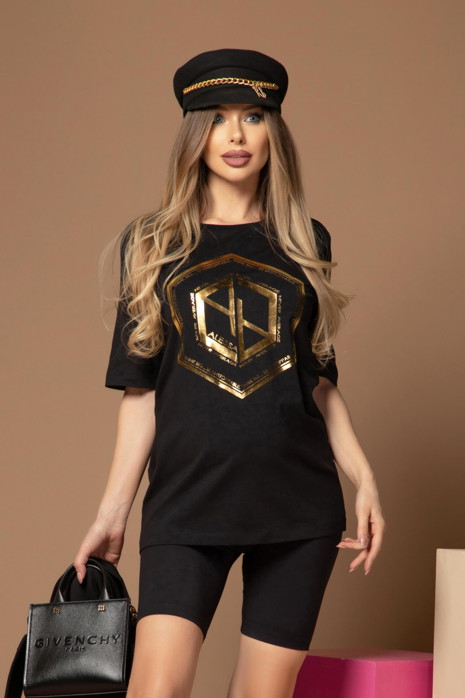 Diva Drive T-Shirt От Памук - Black - Изображение 13