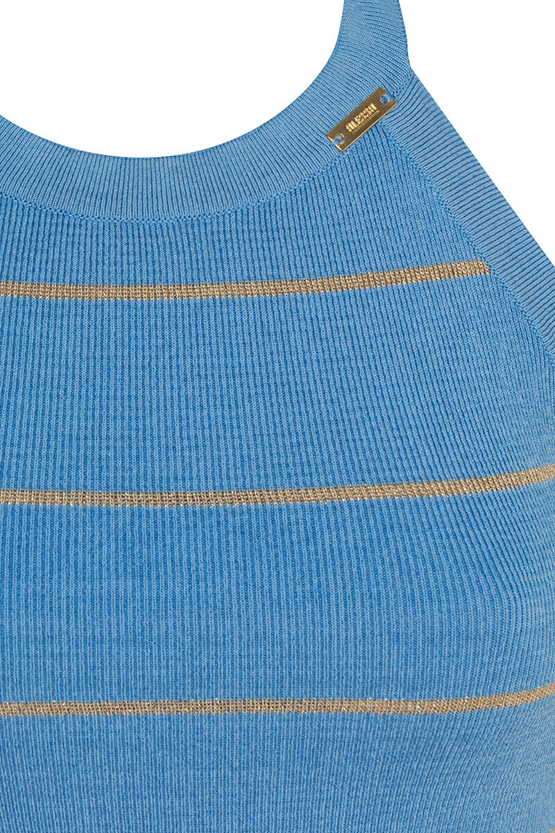 Always Level Up Bodycon Рокля - Blue - Изображение 14