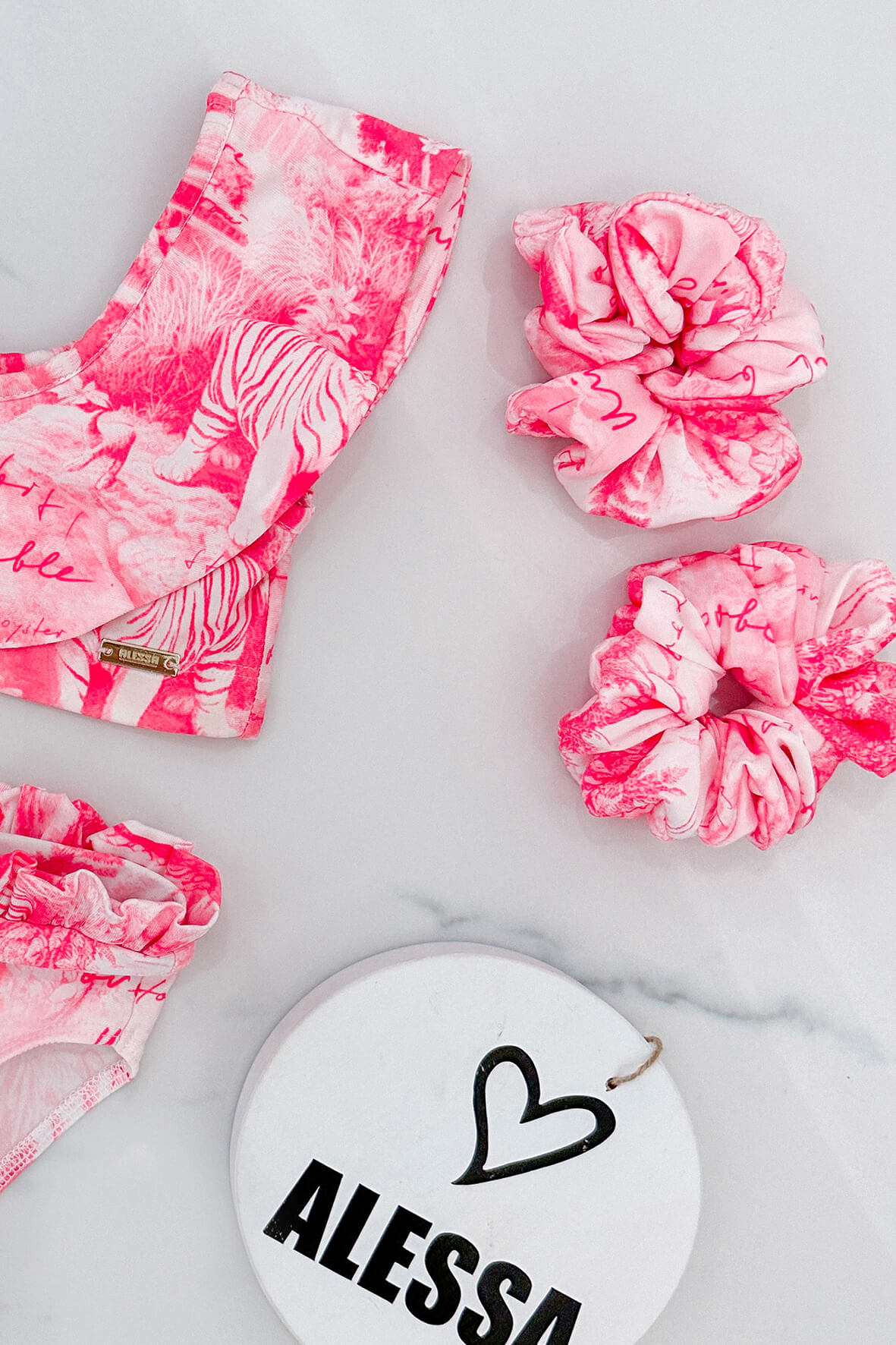 Trendsetter Icon Mini Скрънчи - Pink  - 2 броя - Изображение 8